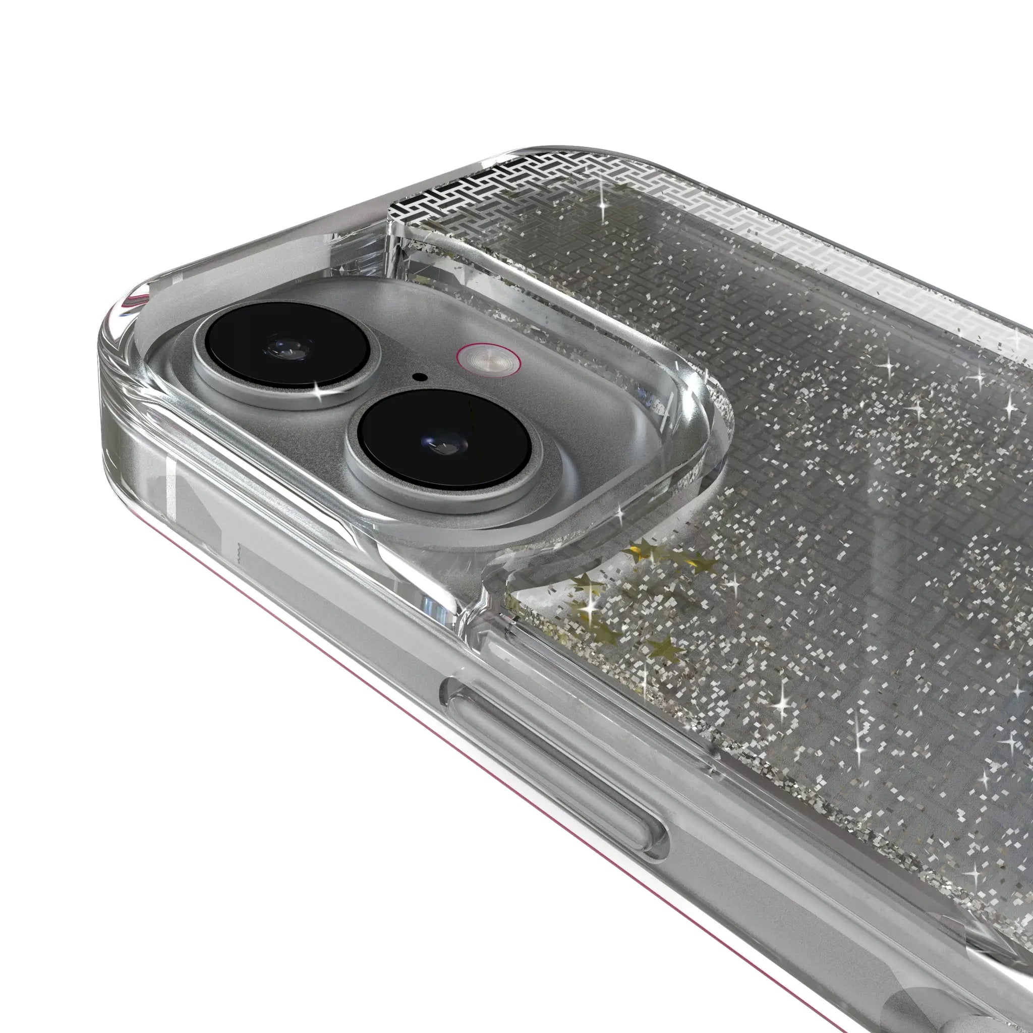 University of Cincinnati Bearcats Linen iPhone Glitter Phone Case for Apple iPhone - Detail
