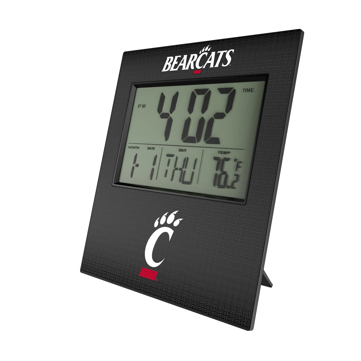 University of Cincinnati Bearcats Linen Wall Clock