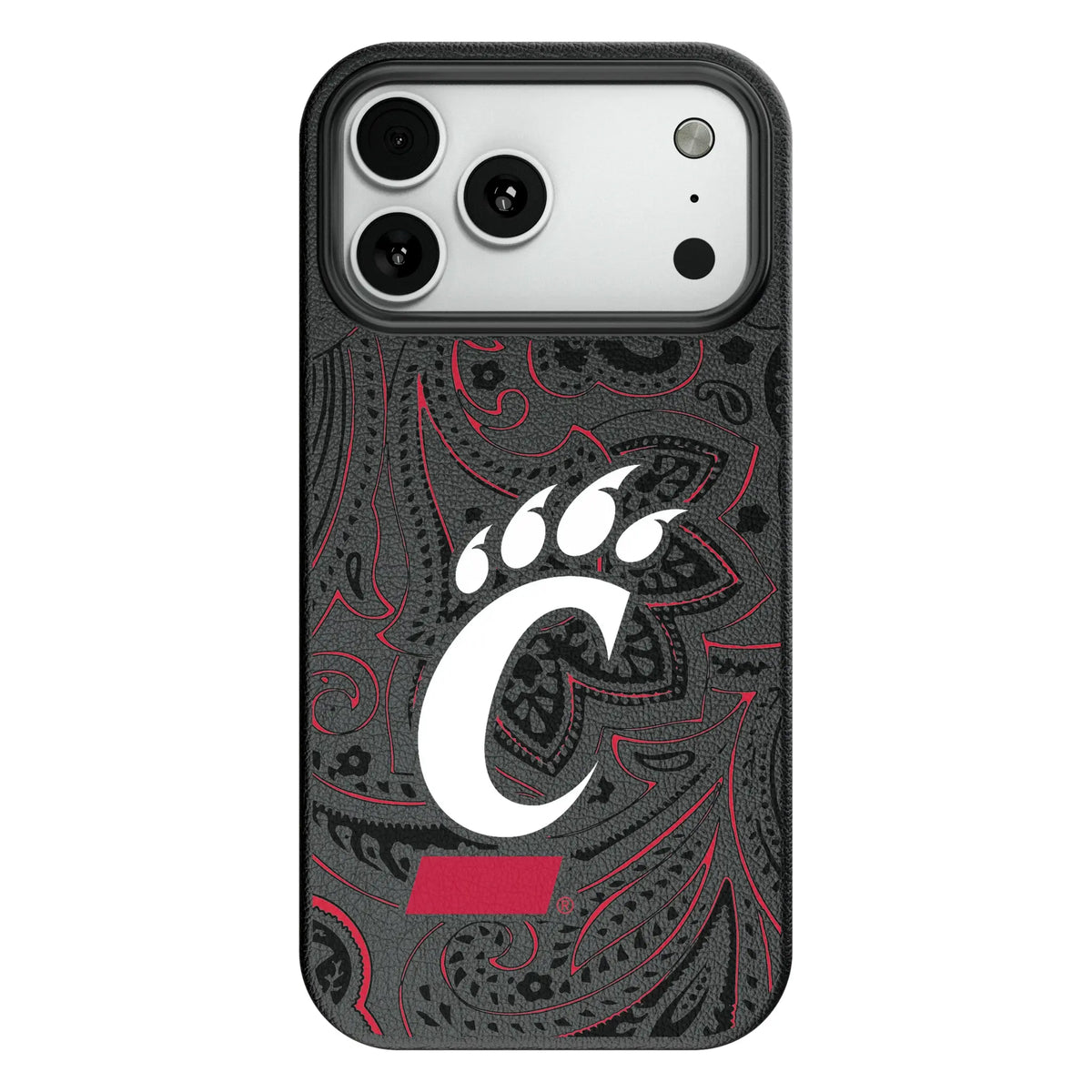 University of Cincinnati Bearcats Paisley MagSafe Compatible Phone Case for Apple iPhone