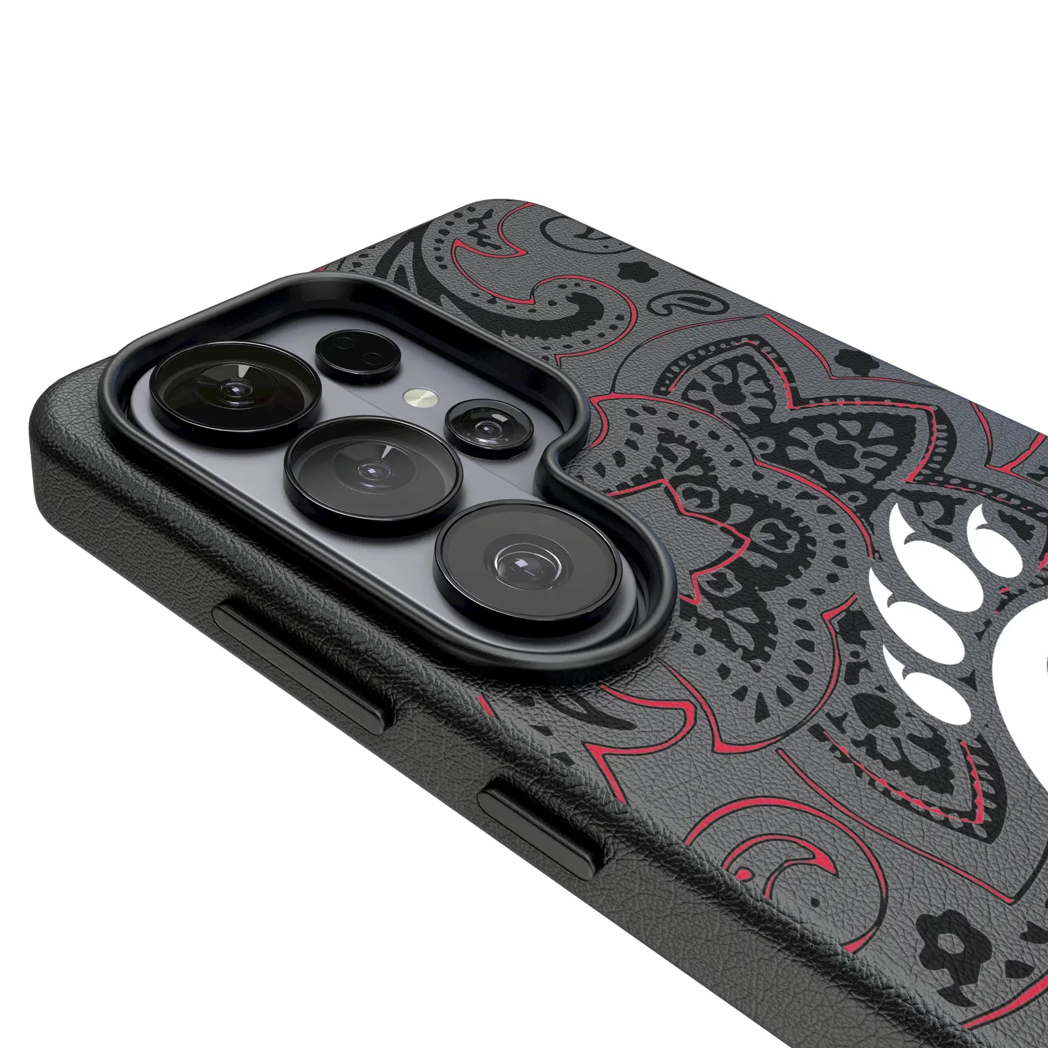University of Cincinnati Bearcats Paisley Galaxy MagSafe Compatible Phone Case for Samsung Galaxy - Detail#Device_Galaxy S26 Ultra