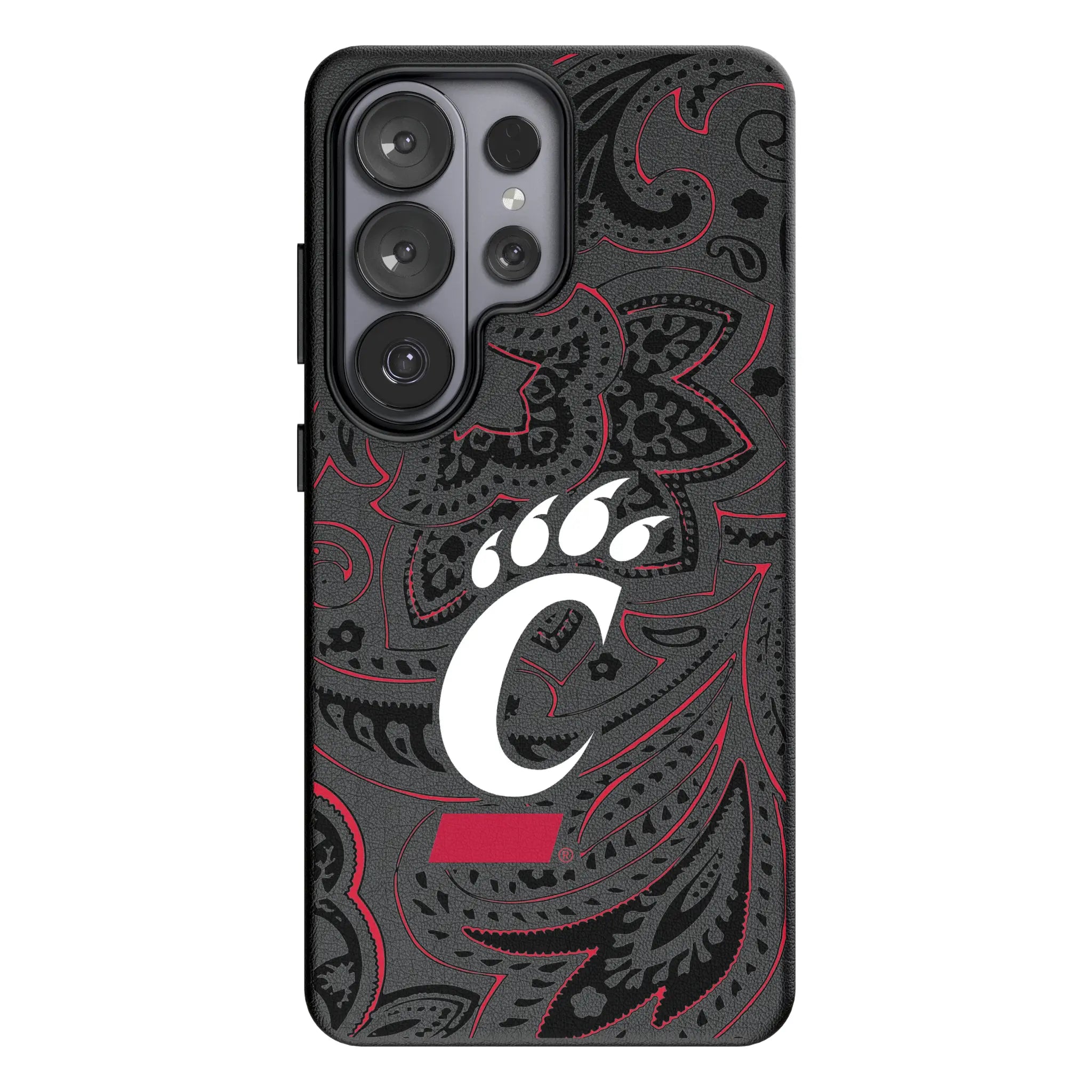 University of Cincinnati Bearcats Paisley Galaxy MagSafe Compatible Phone Case for Samsung Galaxy#Device_Galaxy S26 Ultra