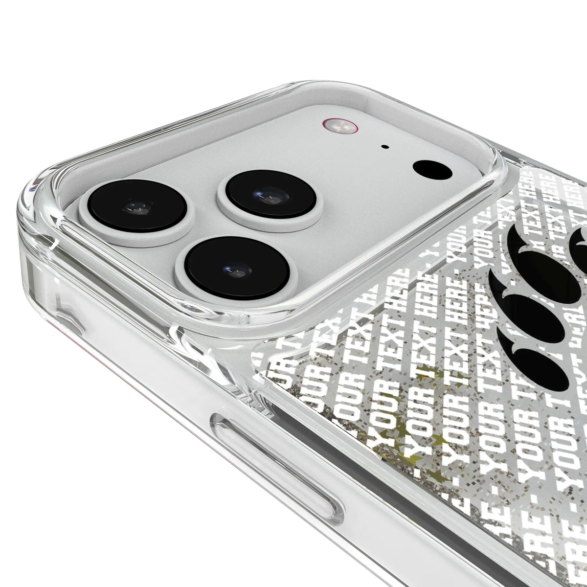 University of Cincinnati Bearcats Personalized EndZone Plus iPhone Glitter Phone Case for Apple iPhone - Detail#Device_iPhone 18 Pro Max