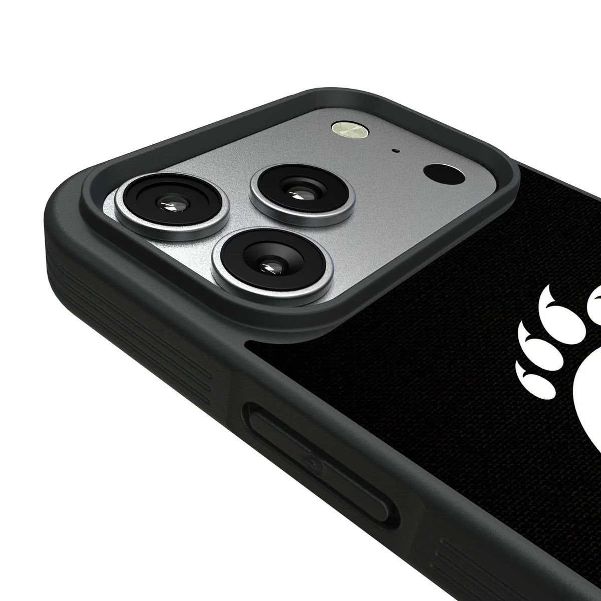 University of Cincinnati Bearcats Personalized Stripe iPhone Bump Phone Case for Apple iPhone - Detail#Device_iPhone 17 Pro