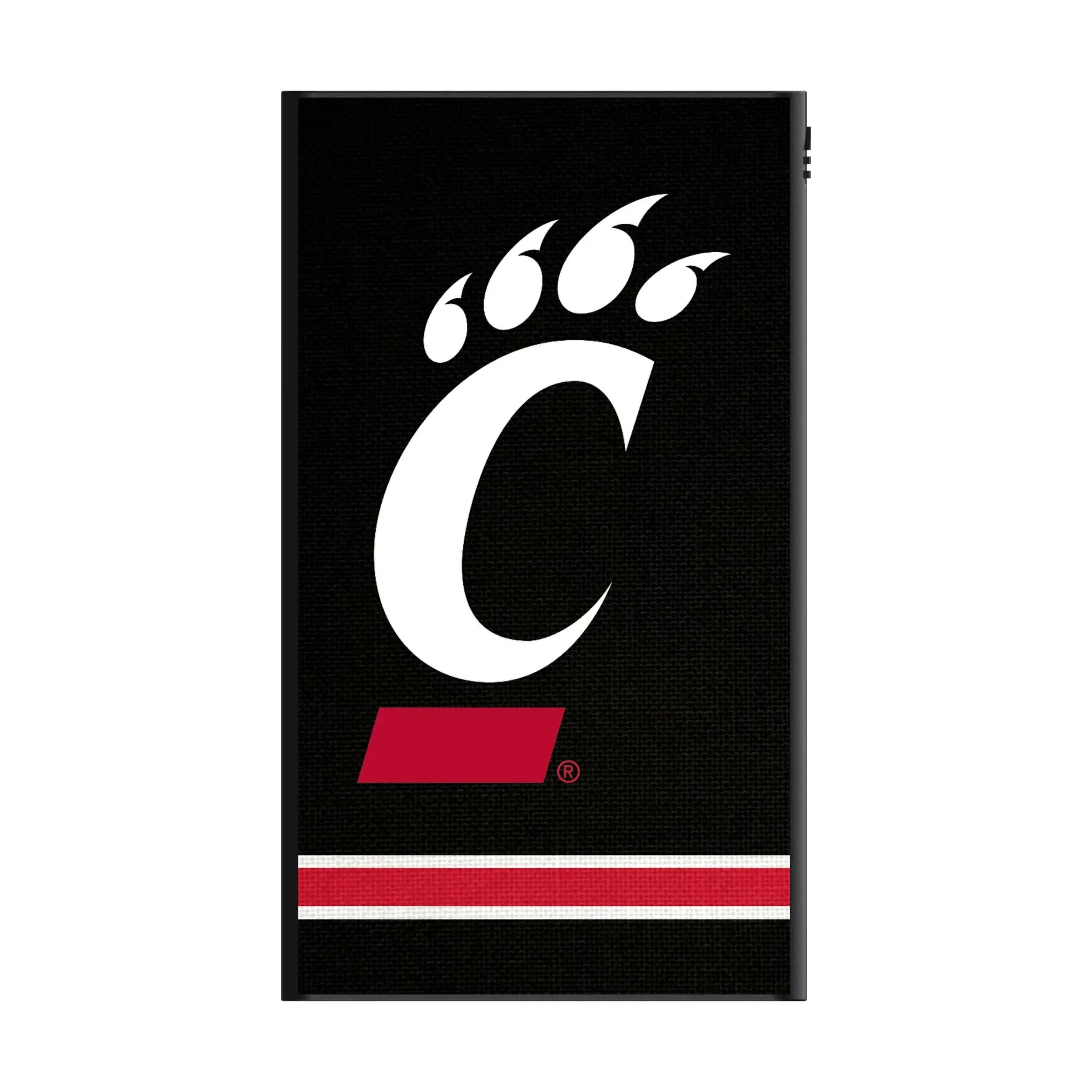 University of Cincinnati Bearcats Stripe 5000mAh Flat Power Bank