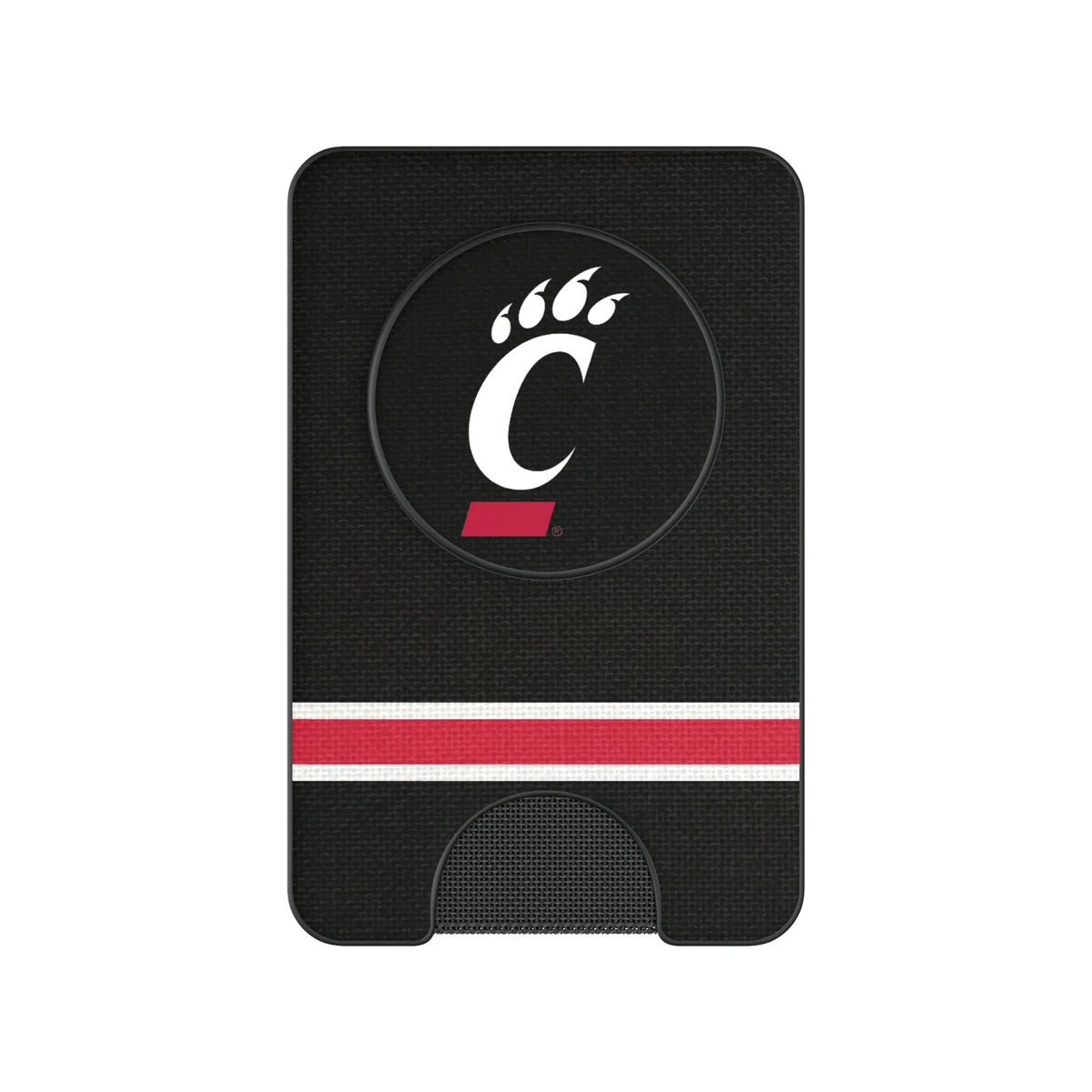 University of Cincinnati Bearcats Stripe Popsockets Wallet Magnetic