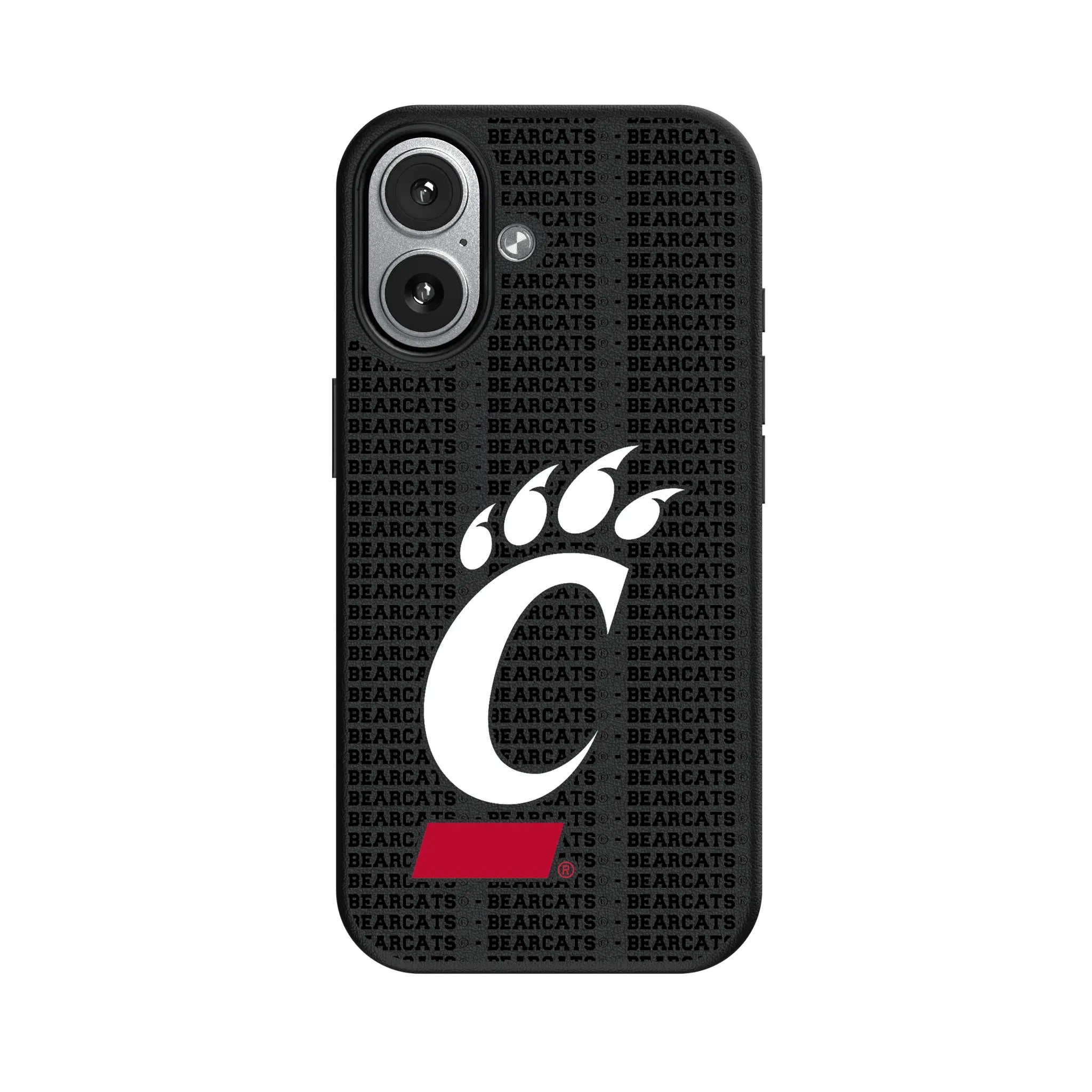 University of Cincinnati Bearcats Text Backdrop iPhone MagSafe Compatible Phone Case for Apple iPhone#Device_iPhone 17