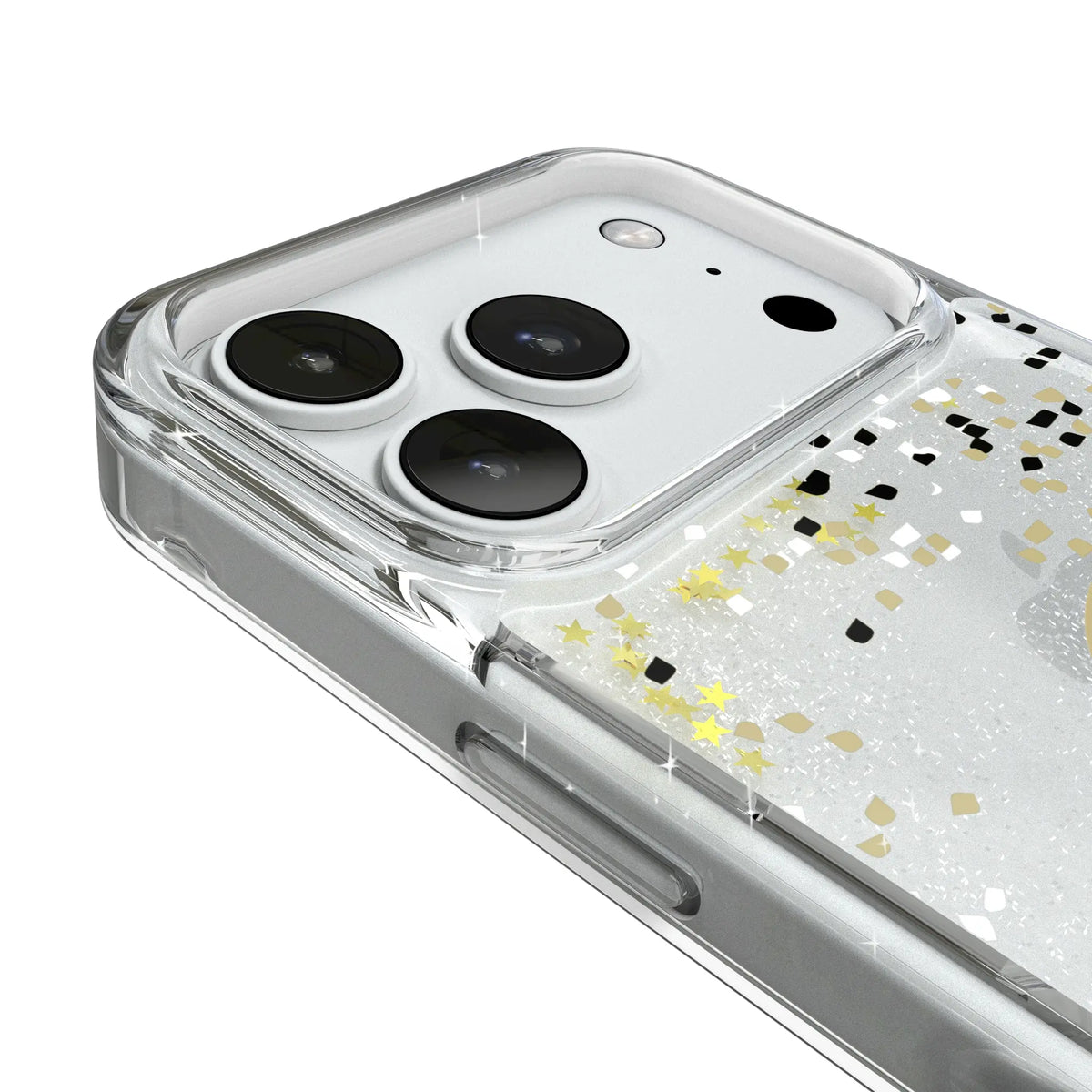 University of Colorado Buffaloes Confetti iPhone Glitter Phone Case for Apple iPhone - Detail#Device_iPhone 18 Pro