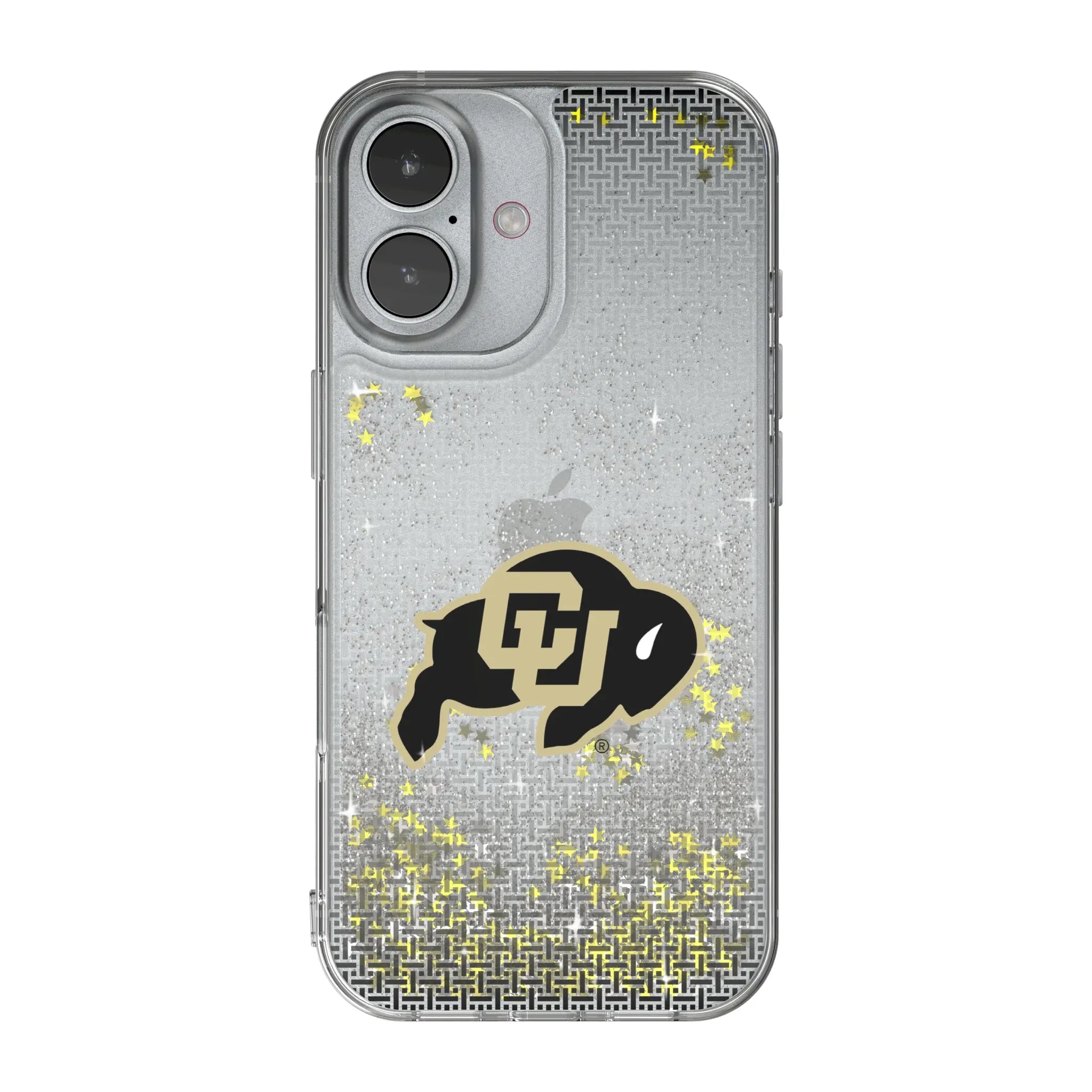 University of Colorado Buffaloes Linen iPhone Glitter Phone Case for Apple iPhone
