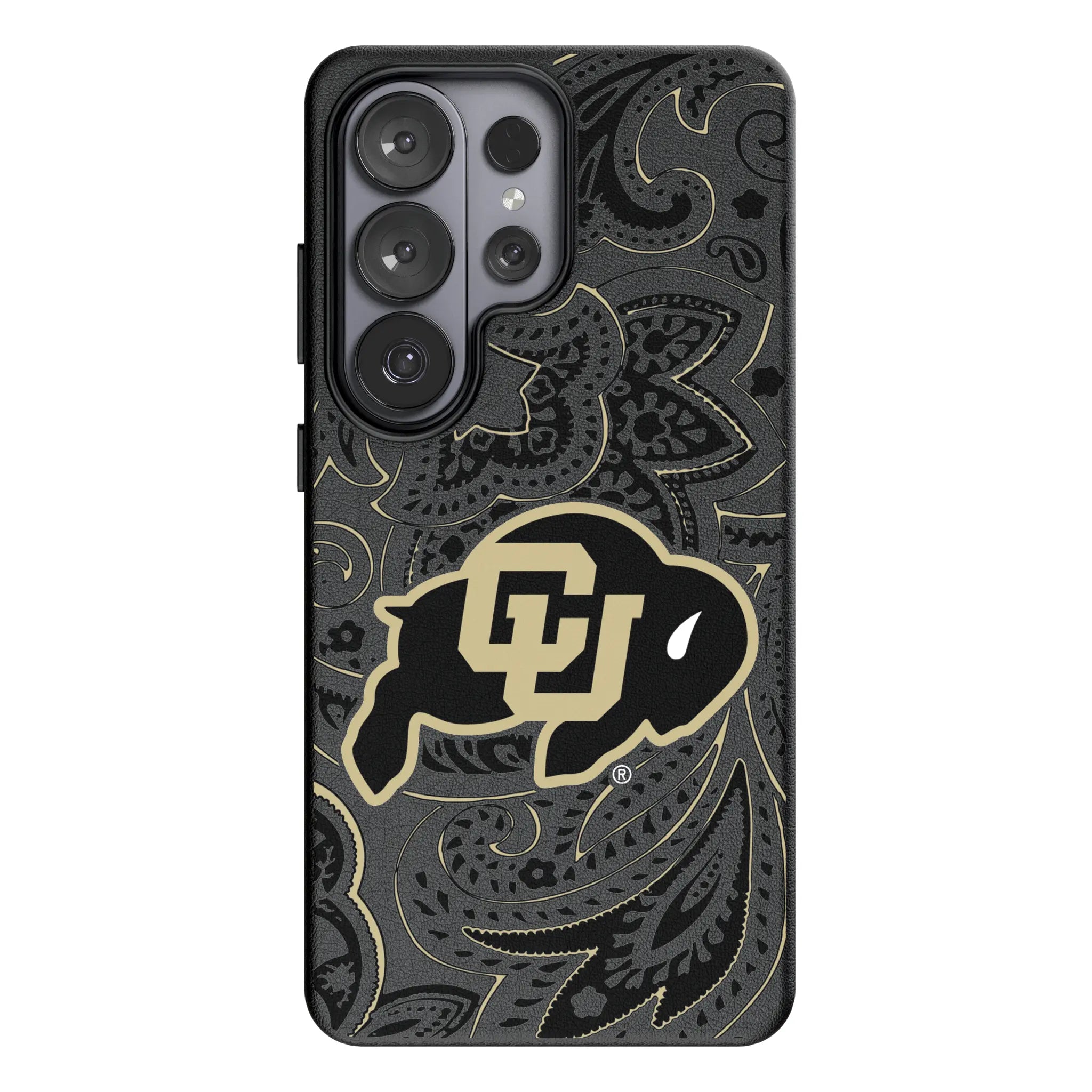 University of Colorado Buffaloes Paisley Galaxy MagSafe Compatible Phone Case for Samsung Galaxy#Device_Galaxy S26 Ultra