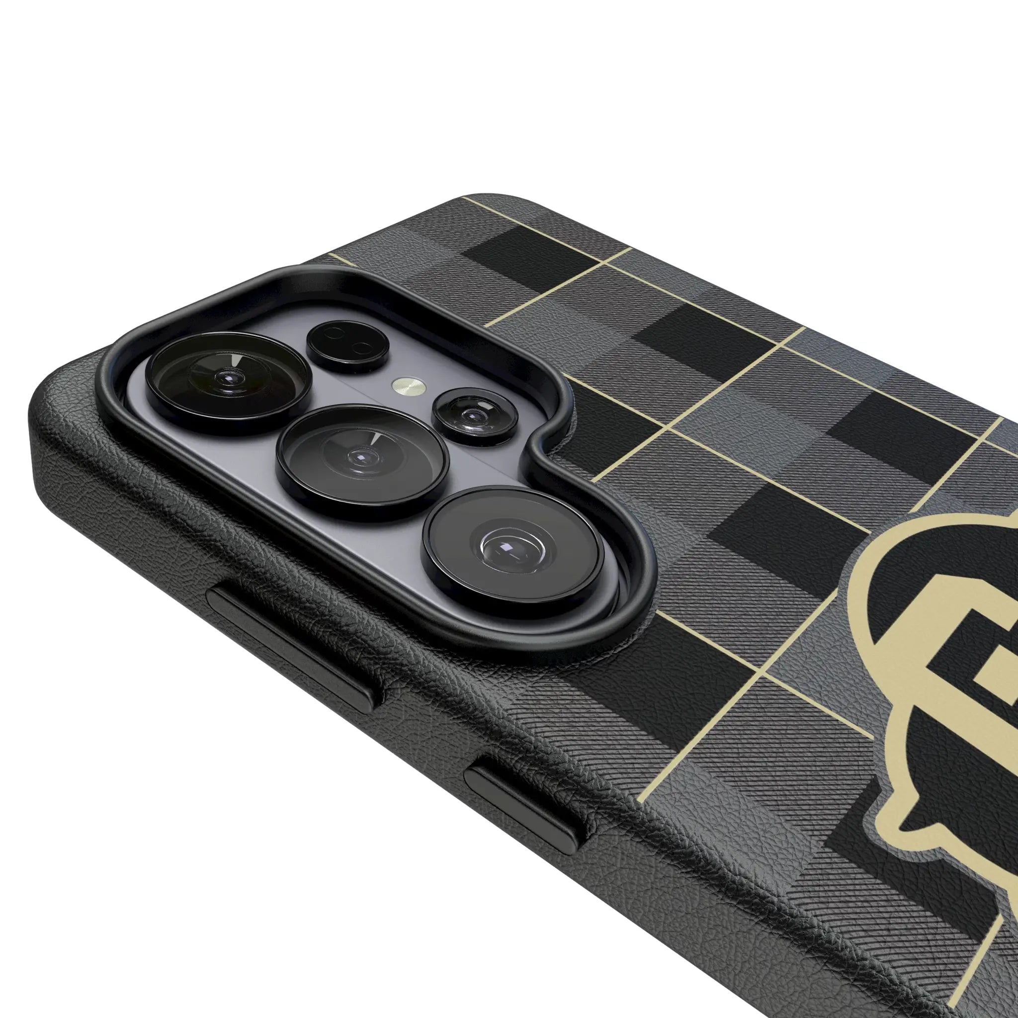 University of Colorado Buffaloes Plaid Galaxy MagSafe Compatible Phone Case for Samsung Galaxy - Detail#Device_Galaxy S26 Ultra