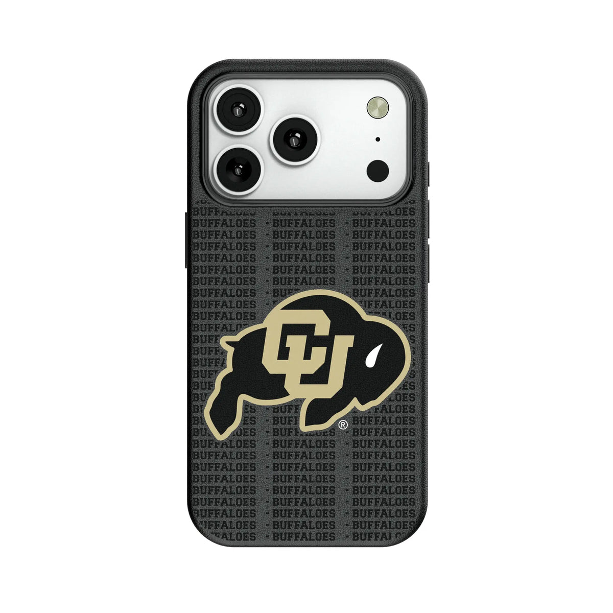 University of Colorado Buffaloes Text Backdrop MagSafe Compatible Phone Case for Apple iPhone