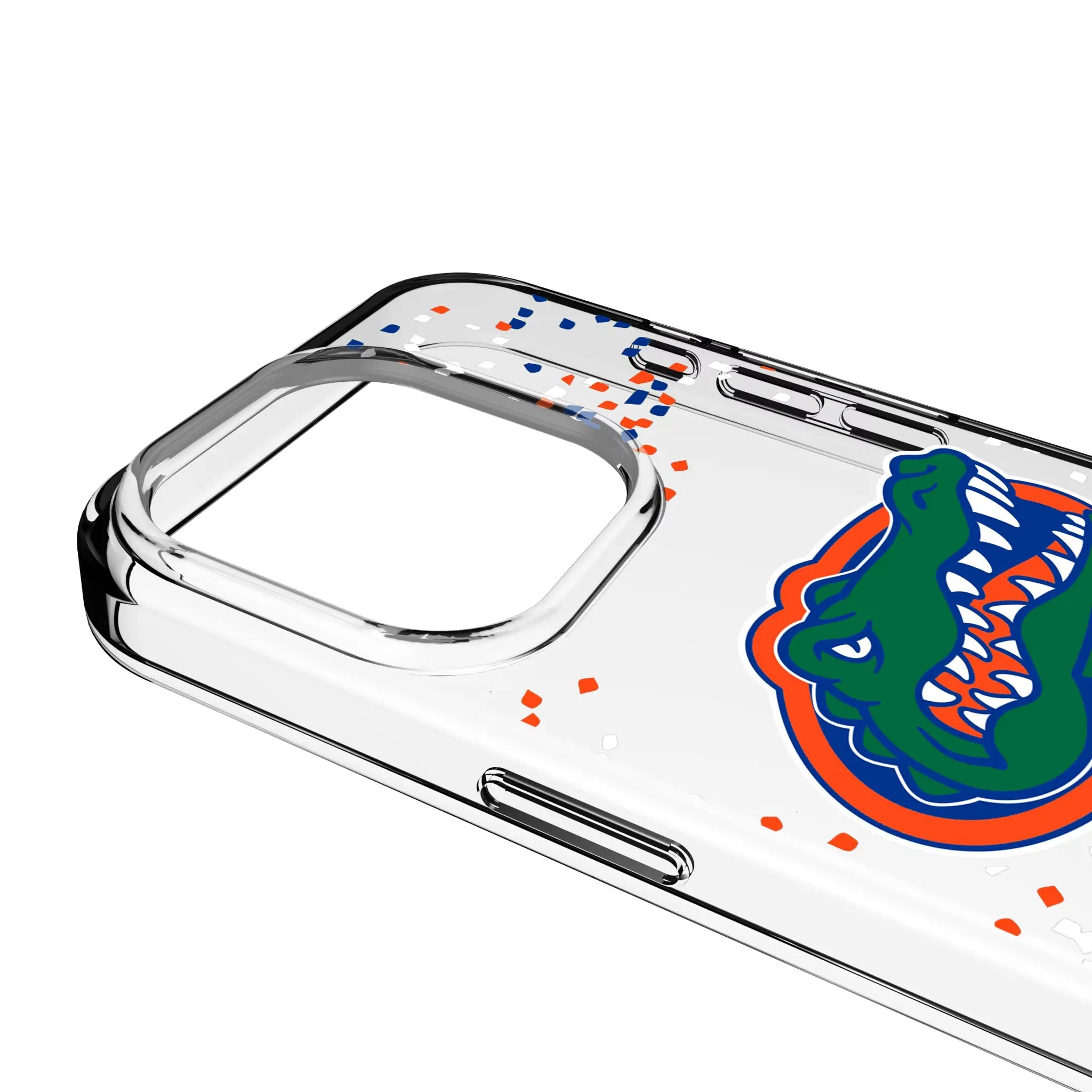 University of Florida Gators Confetti iPhone Clear Phone Case for Apple iPhone - Detail