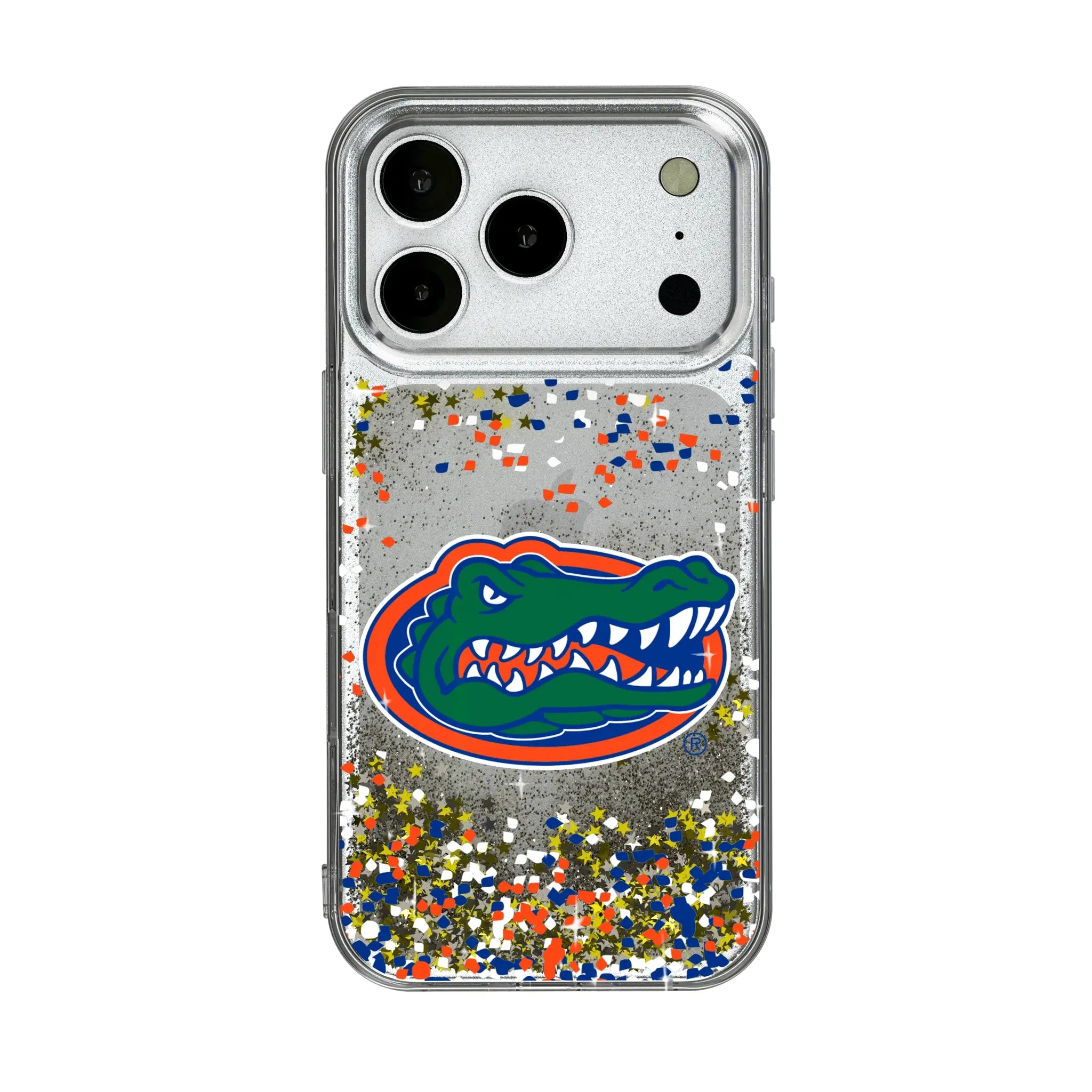 University of Florida Gators Confetti iPhone Glitter Phone Case for Apple iPhone