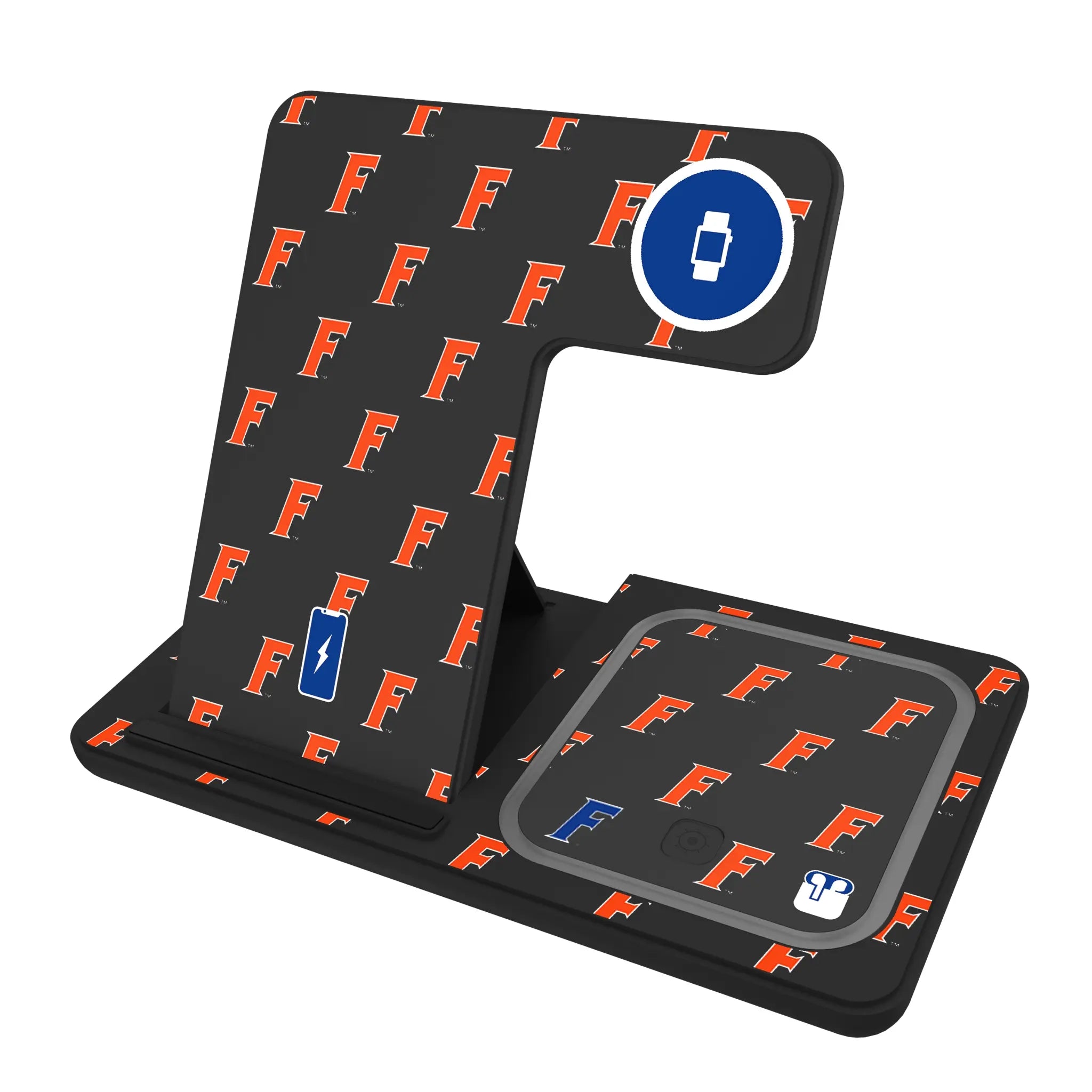 University of Florida Gators Fashion Pattern 3 in 1 Charging Station