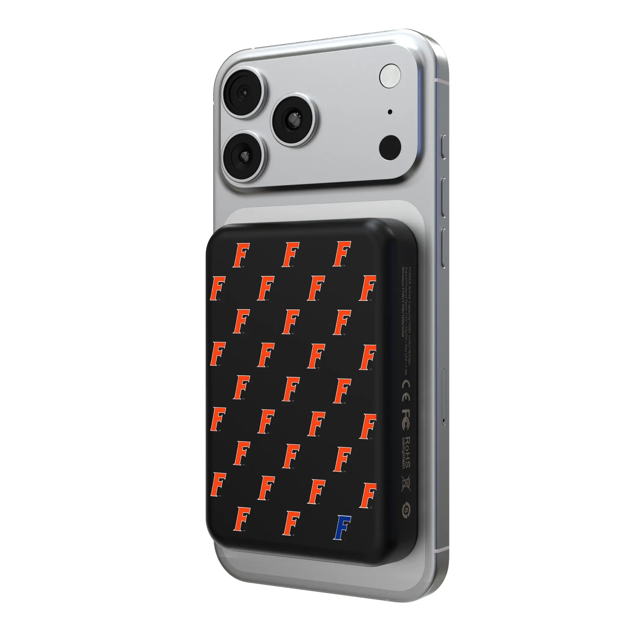 University of Florida Gators Fashion Pattern Wireless Mag Power Bank