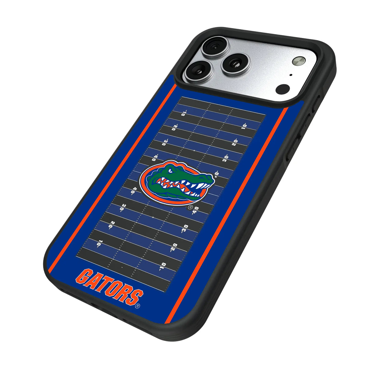University of Florida Gators Field iPhone Bump Phone Case for Apple iPhone - Isometric View#Device_iPhone 17 Pro Max