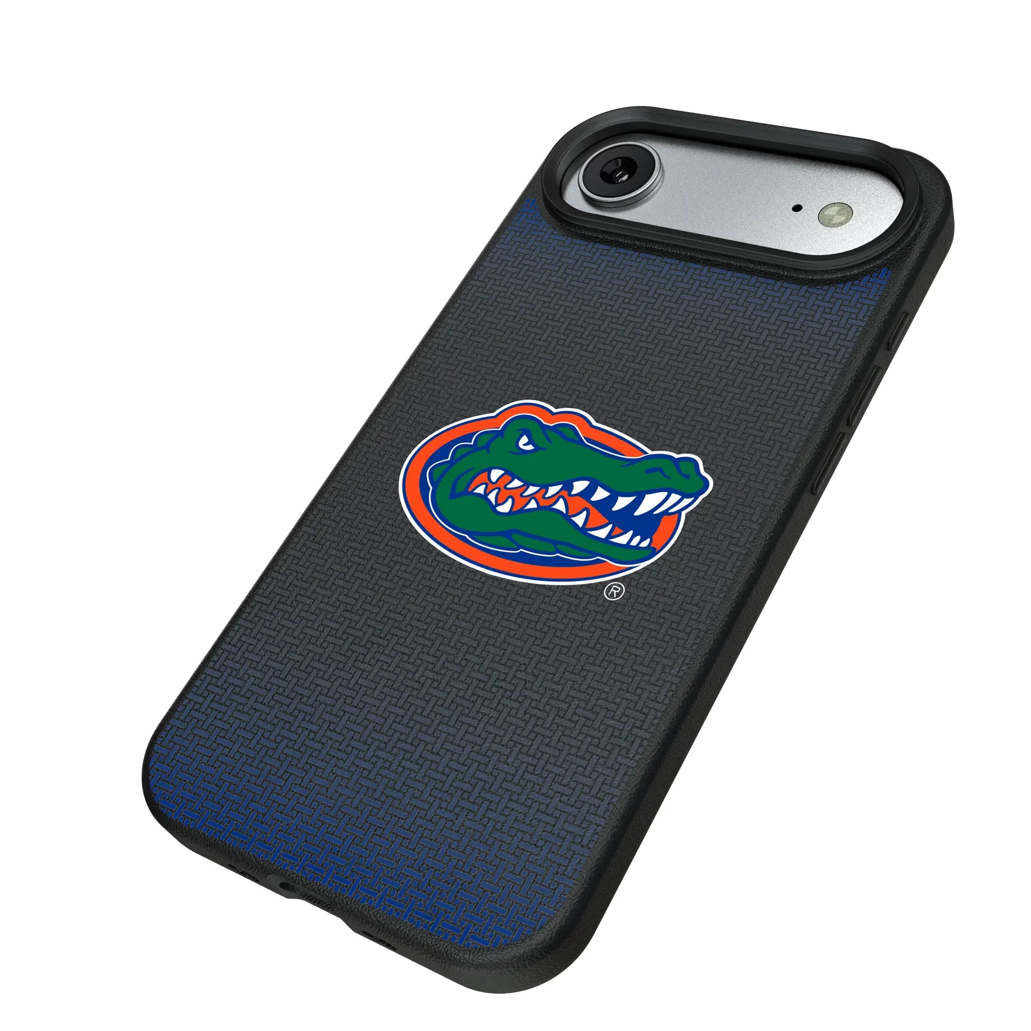 University of Florida Gators Linen iPhone MagSafe Compatible Phone Case for Apple iPhone - Isometric View#Device_iPhone Air