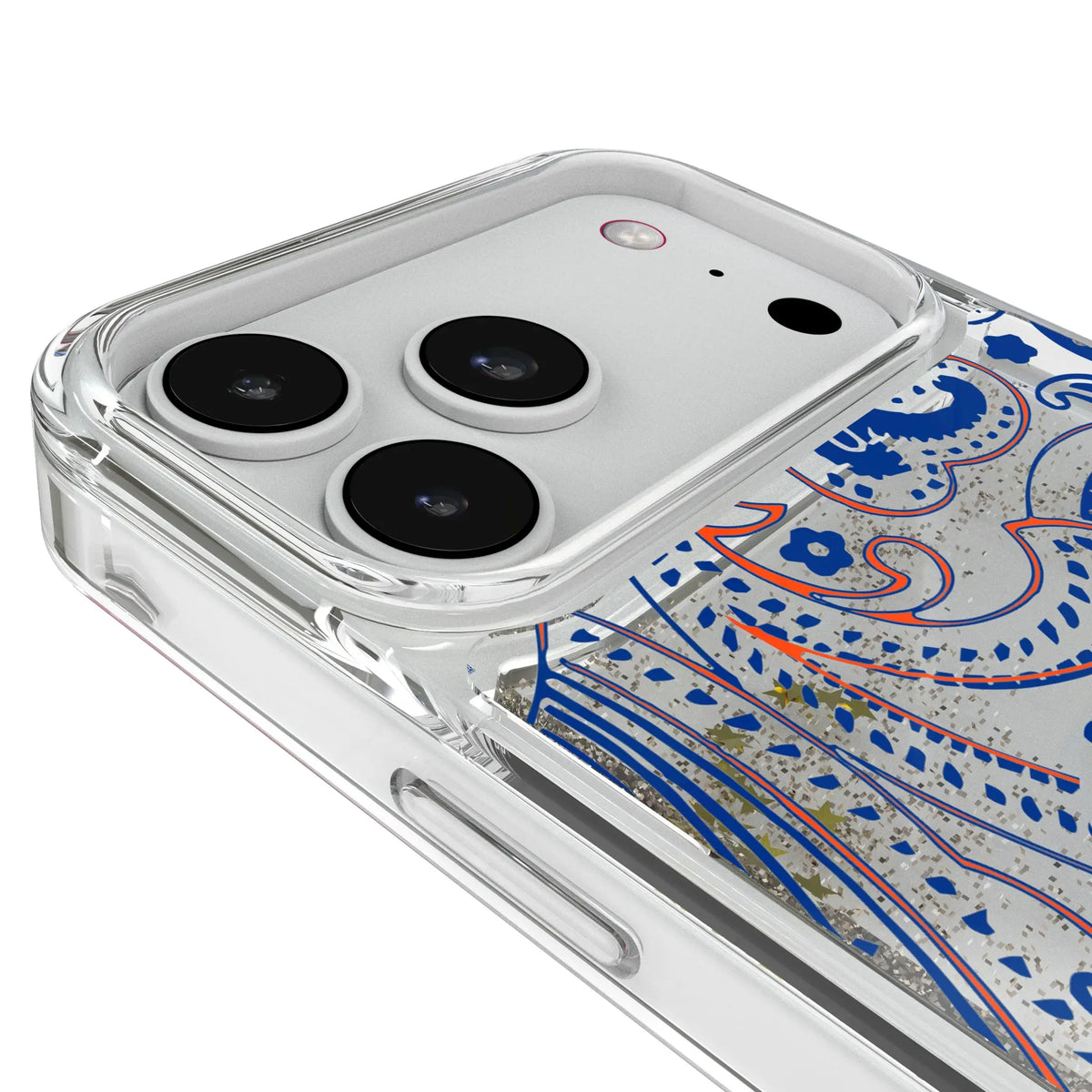 University of Florida Gators Paisley iPhone Glitter Phone Case for Apple iPhone - Detail#Device_iPhone 18 Pro Max
