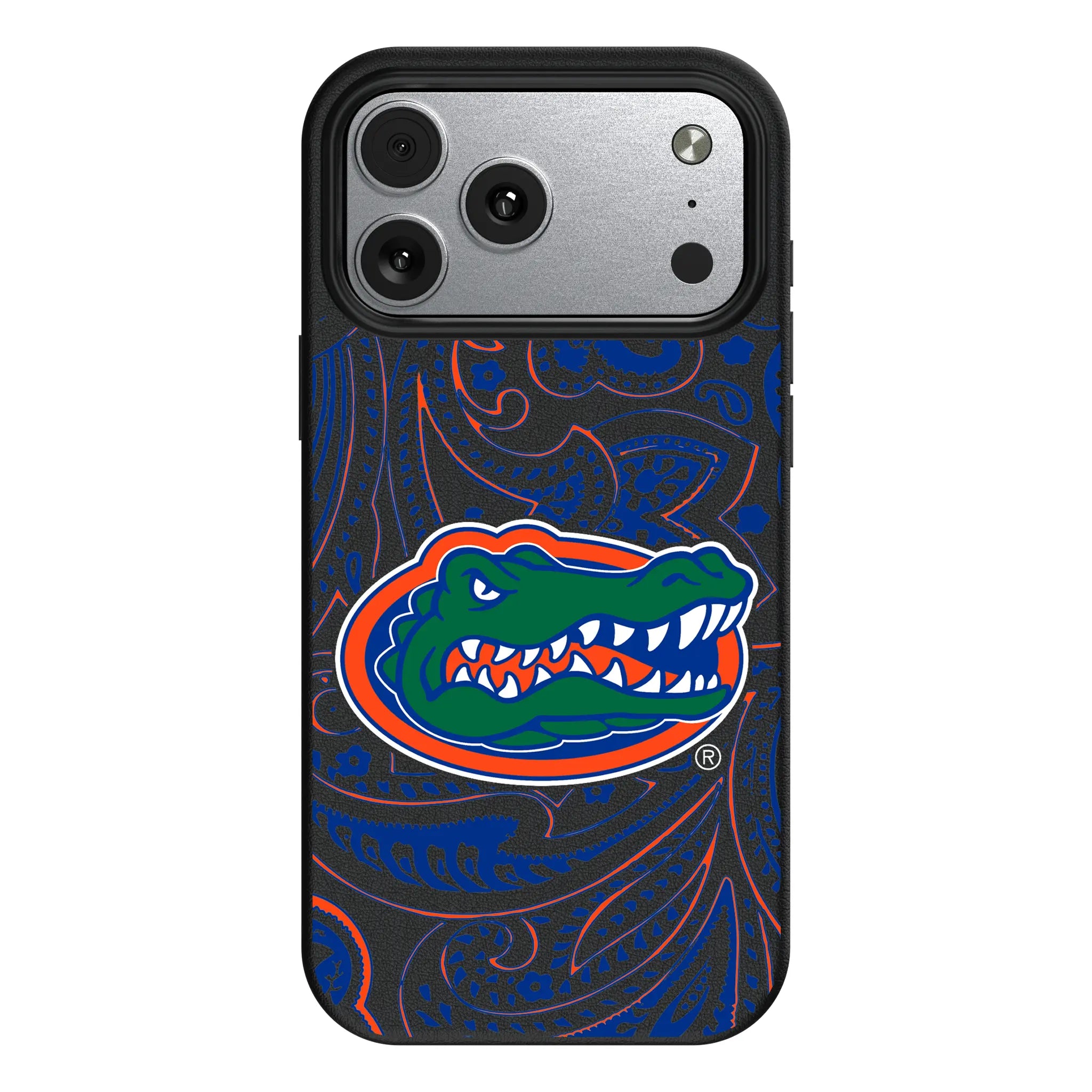 University of Florida Gators Paisley iPhone MagSafe Compatible Phone Case for Apple iPhone#Device_iPhone 17 Pro Max