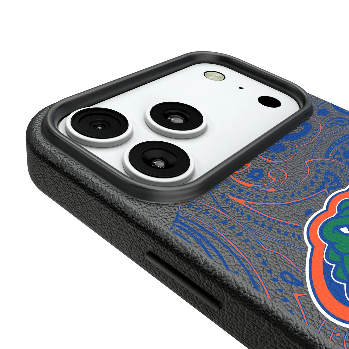 University of Florida Gators Paisley iPhone MagSafe Compatible Phone Case for Apple iPhone - Detail#Device_iPhone 18 Pro Max