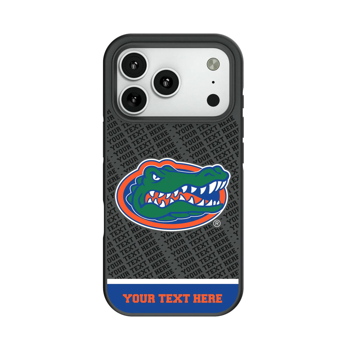 University of Florida Gators Personalized EndZone Plus Bump Phone Case for Apple iPhone