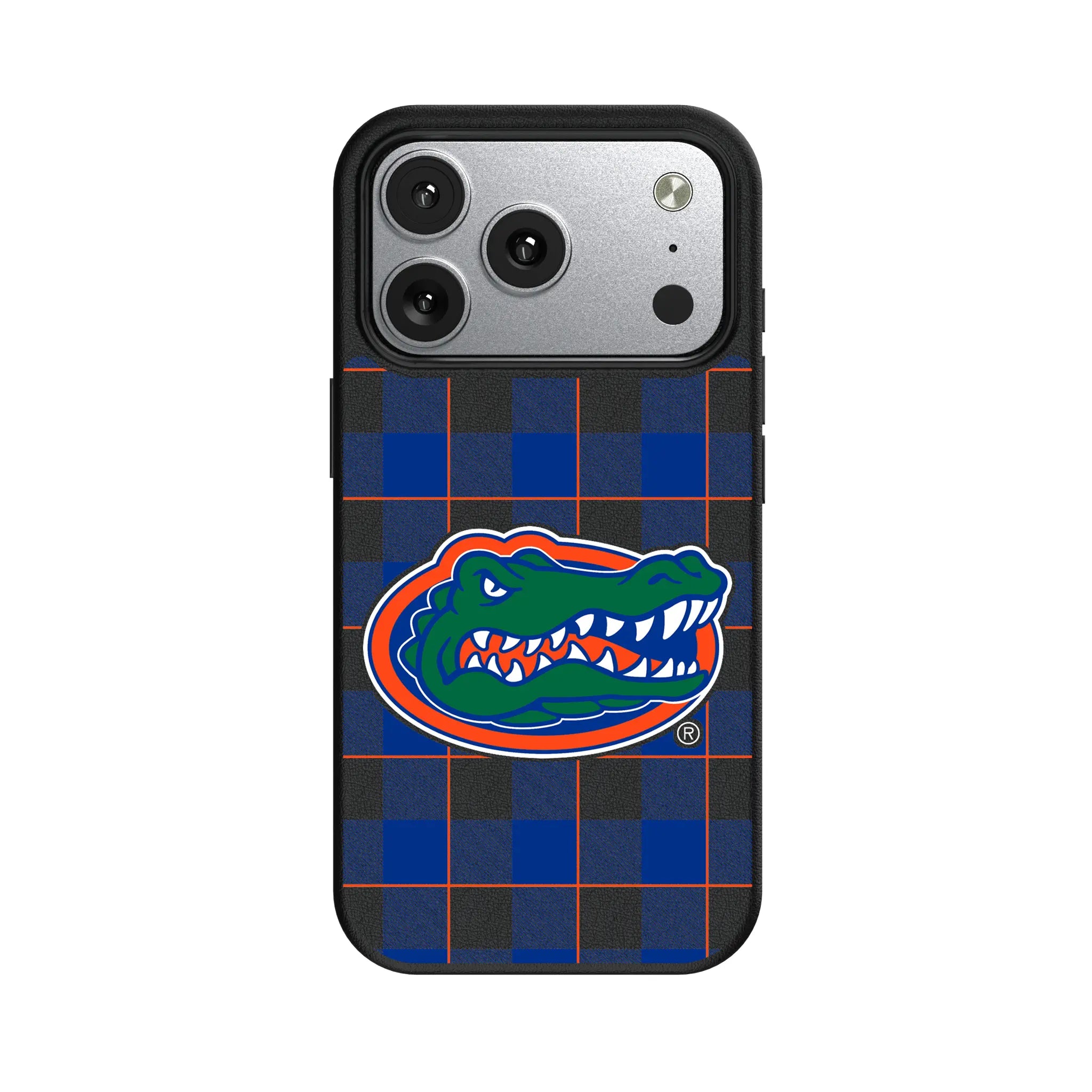 University of Florida Gators Plaid iPhone MagSafe Compatible Phone Case for Apple iPhone#Device_iPhone 17 Pro
