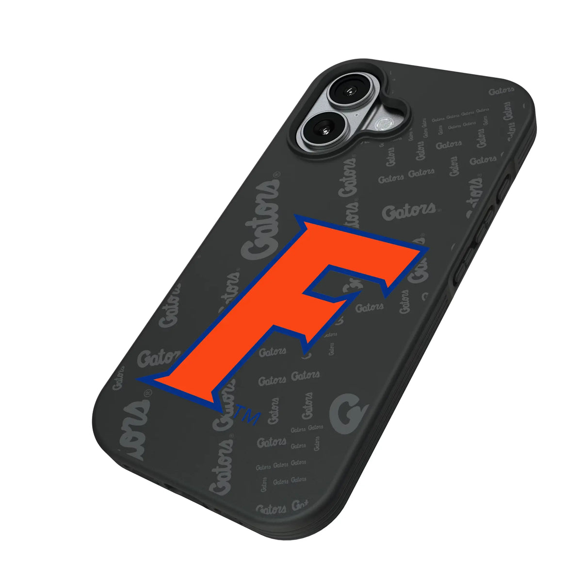 University of Florida Gators Quadtile iPhone Bump Phone Case for Apple iPhone - Isometric View#Device_iPhone 17