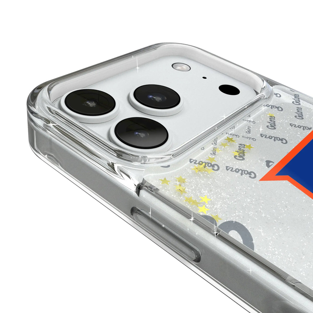 University of Florida Gators Quadtile iPhone Glitter Phone Case for Apple iPhone - Detail#Device_iPhone 18 Pro