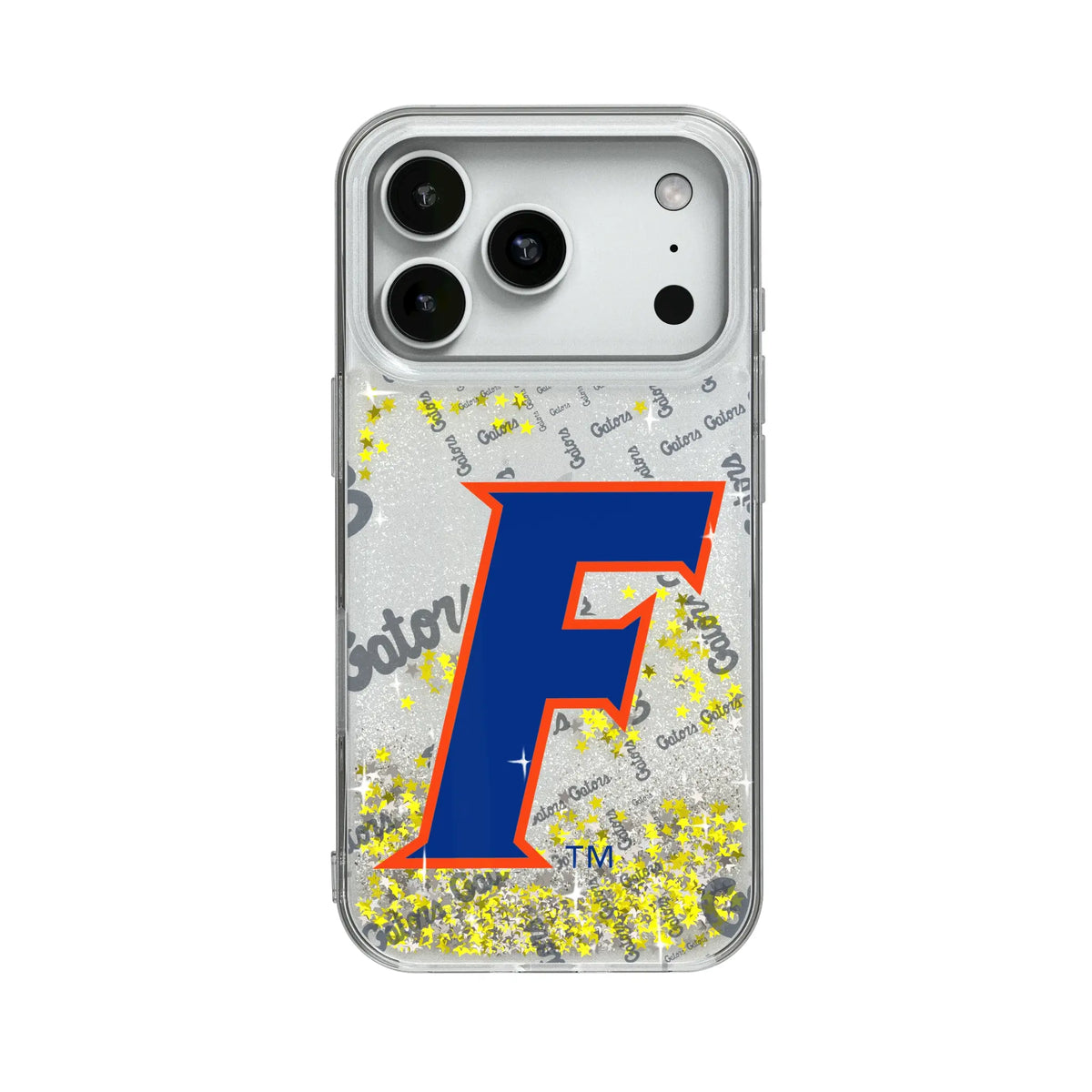 University of Florida Gators Quadtile Glitter Phone Case for Apple iPhone