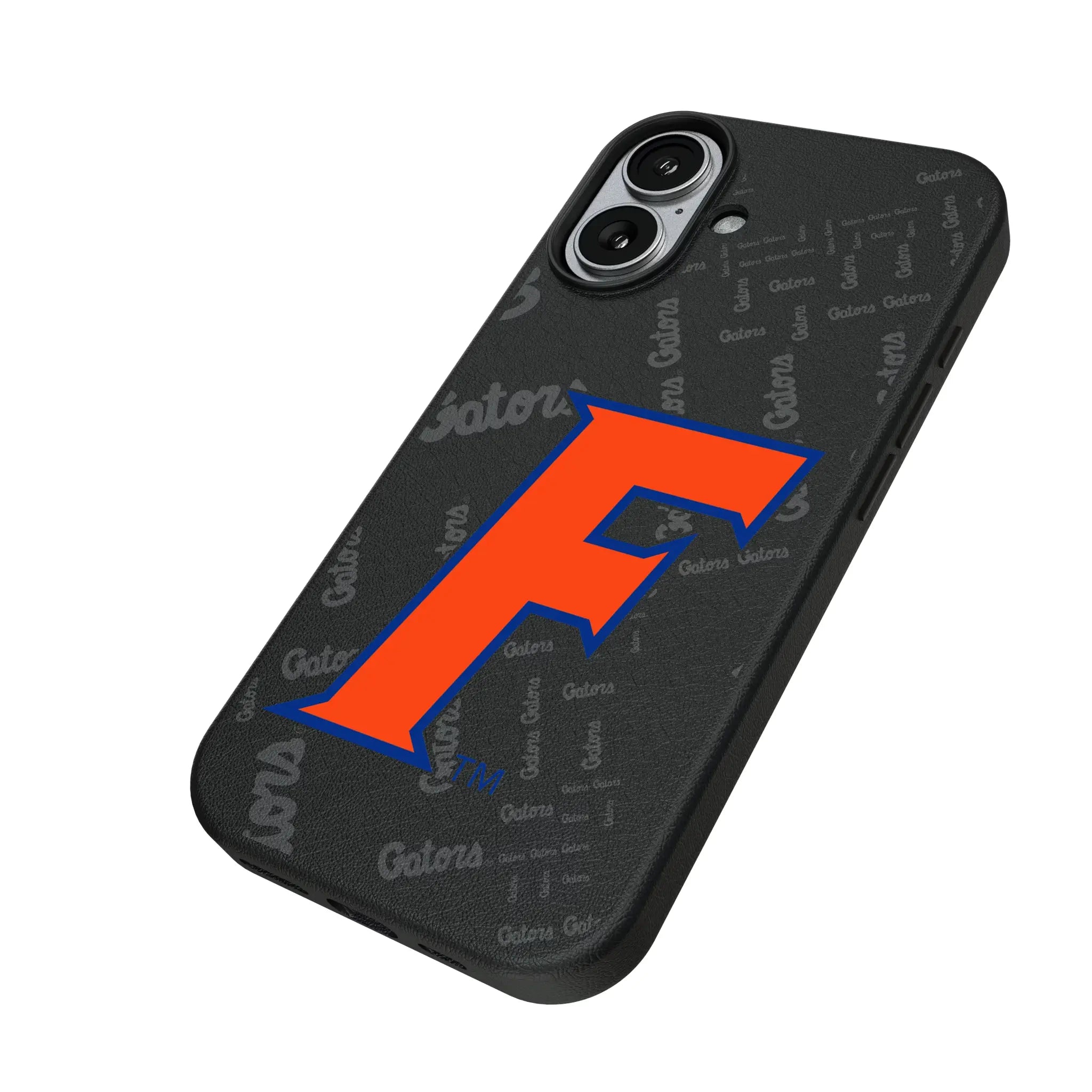University of Florida Gators Quadtile iPhone MagSafe Compatible Phone Case for Apple iPhone - Isometric View#Device_iPhone 17