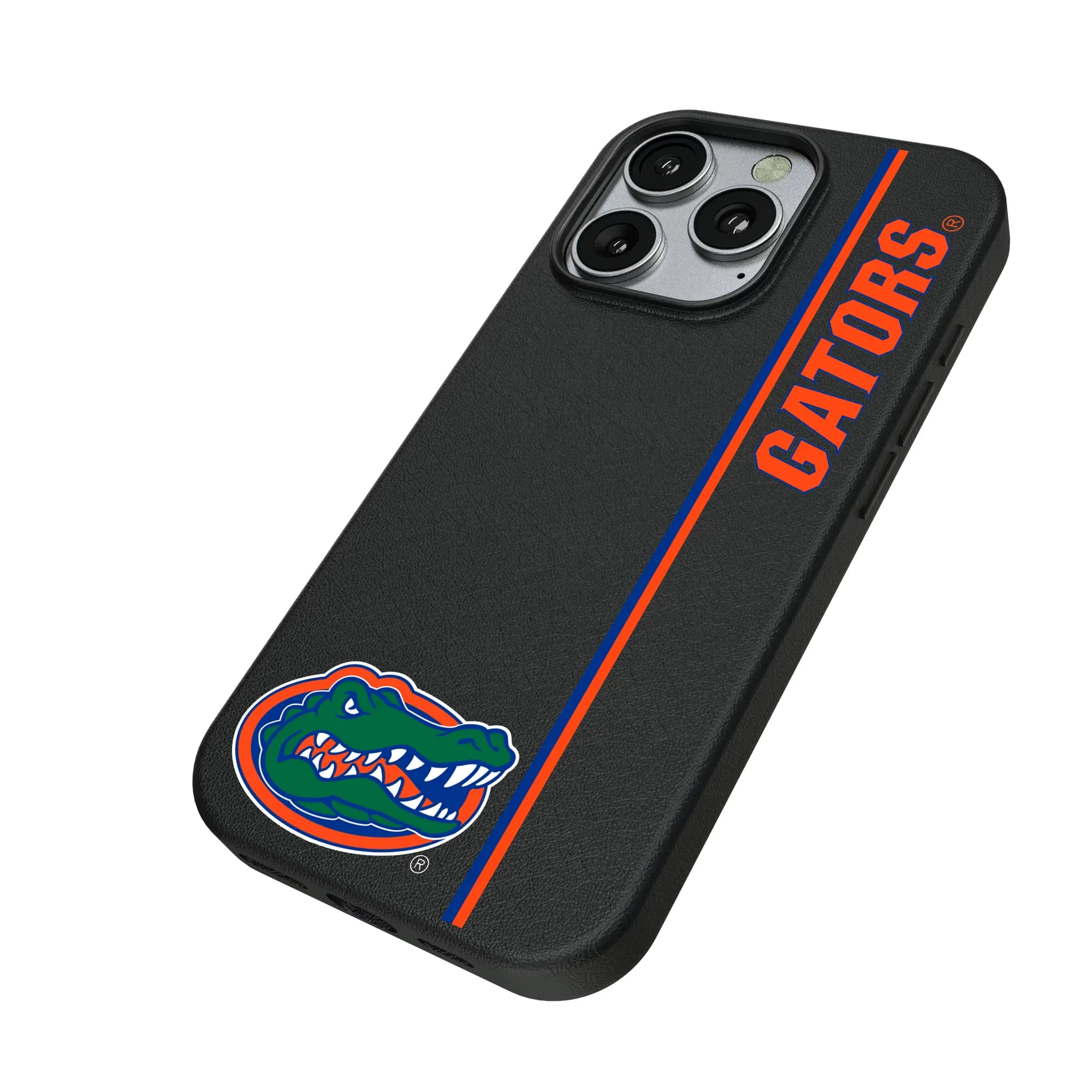 University of Florida Gators Sidebar iPhone MagSafe Compatible Phone Case for Apple iPhone - Isometric View
