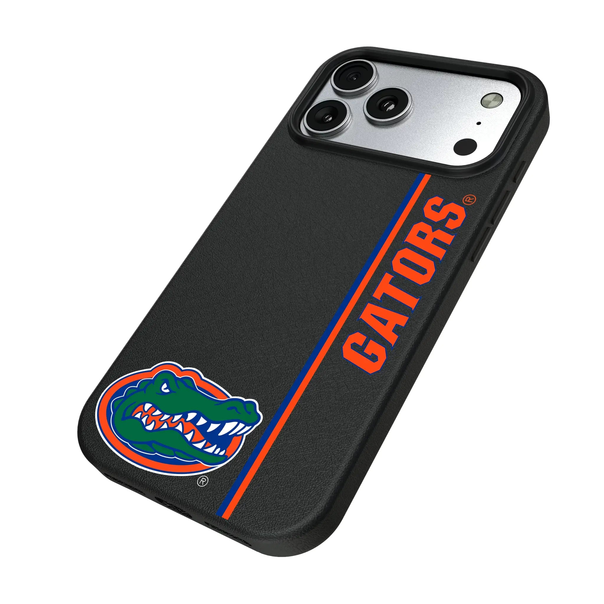 University of Florida Gators Sidebar iPhone MagSafe Compatible Phone Case for Apple iPhone - Isometric View#Device_iPhone 17 Pro Max