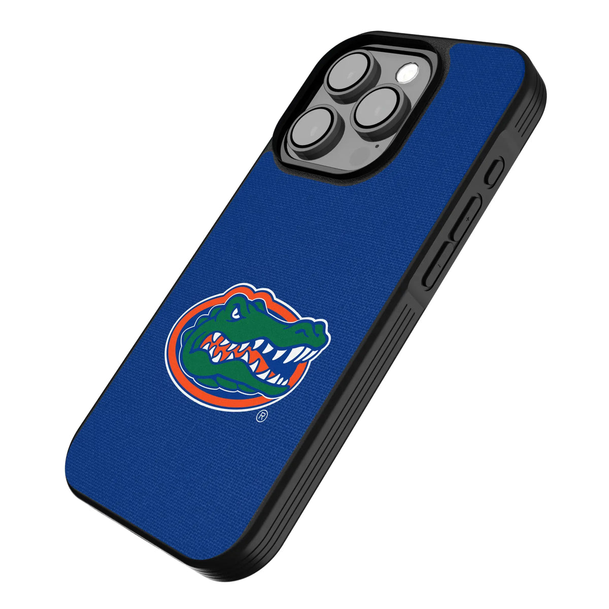University of Florida Gators Solid iPhone Bump Phone Case for Apple iPhone - Isometric View