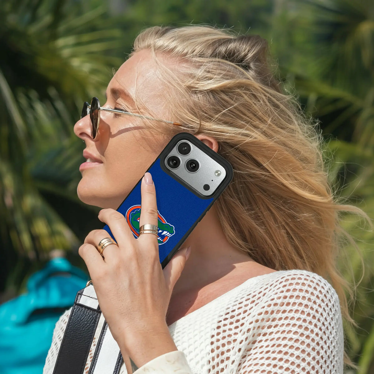 University of Florida Gators Solid iPhone Bump Phone Case for Apple iPhone - Lifestyle#Device_iPhone 17 Pro