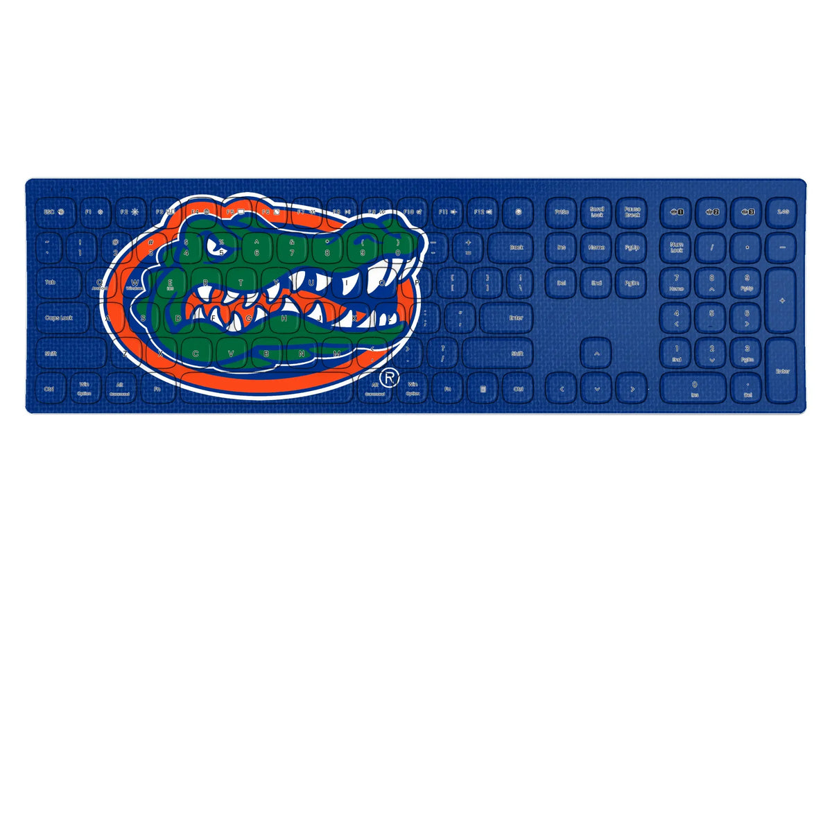 University of Florida Gators Solid KKB605 Curved Wireless Keyboard