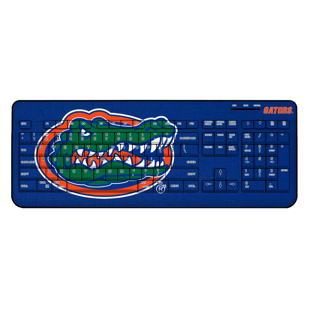 University of Florida Gators Solid Wireless USB Keyboard