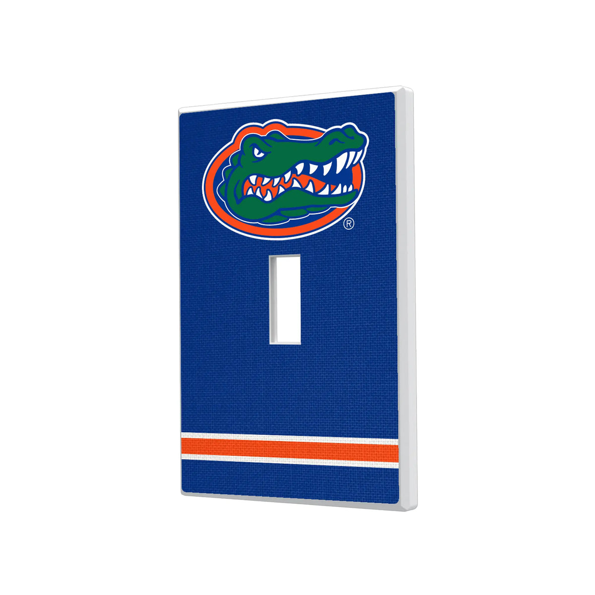 University of Florida Gators Stripe Hidden-Screw Light Switch Plate#Style_Single Toggle