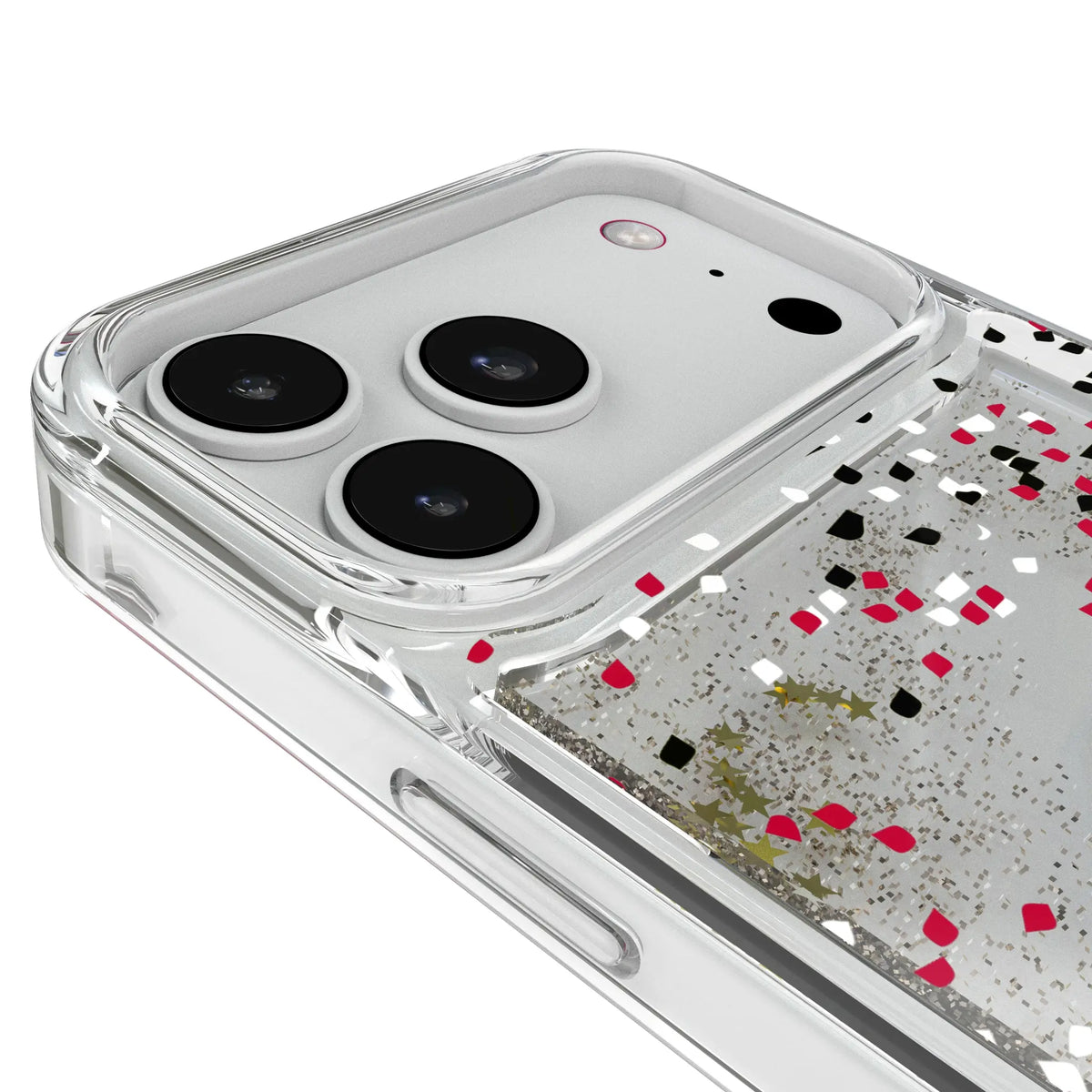 University of Georgia Bulldogs Confetti iPhone Glitter Phone Case for Apple iPhone - Detail#Device_iPhone 18 Pro Max