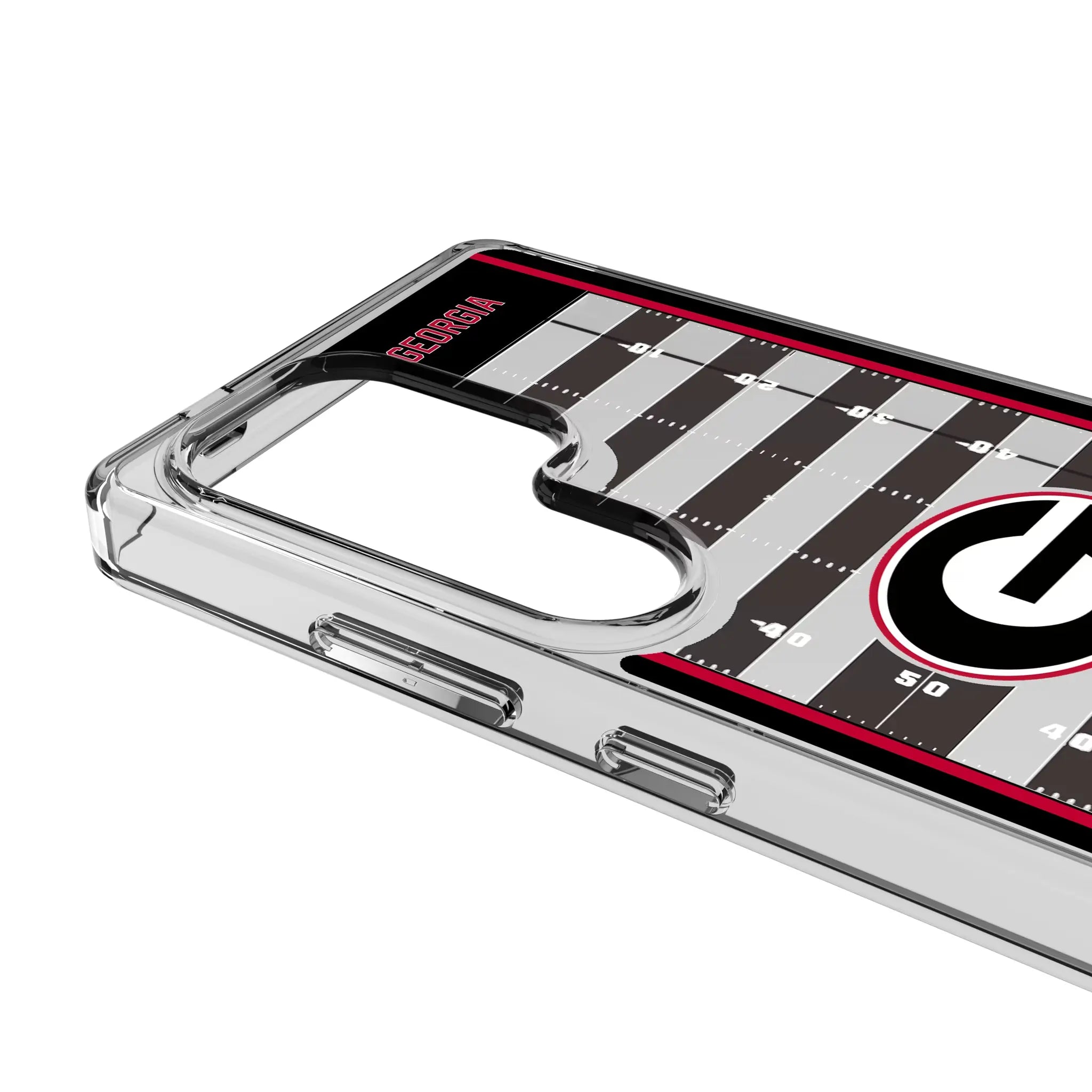 University of Georgia Bulldogs Field Galaxy Clear Phone Case for Samsung Galaxy - Detail#Device_Galaxy S25 Ultra