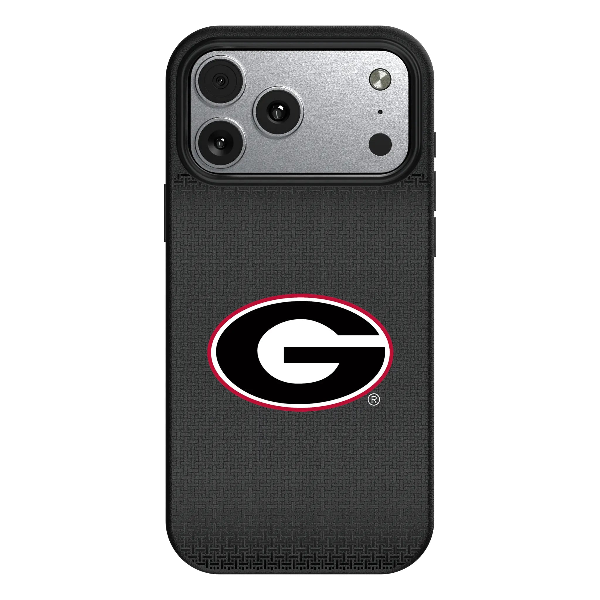 University of Georgia Bulldogs Linen iPhone MagSafe Compatible Phone Case for Apple iPhone#Device_iPhone 17 Pro Max