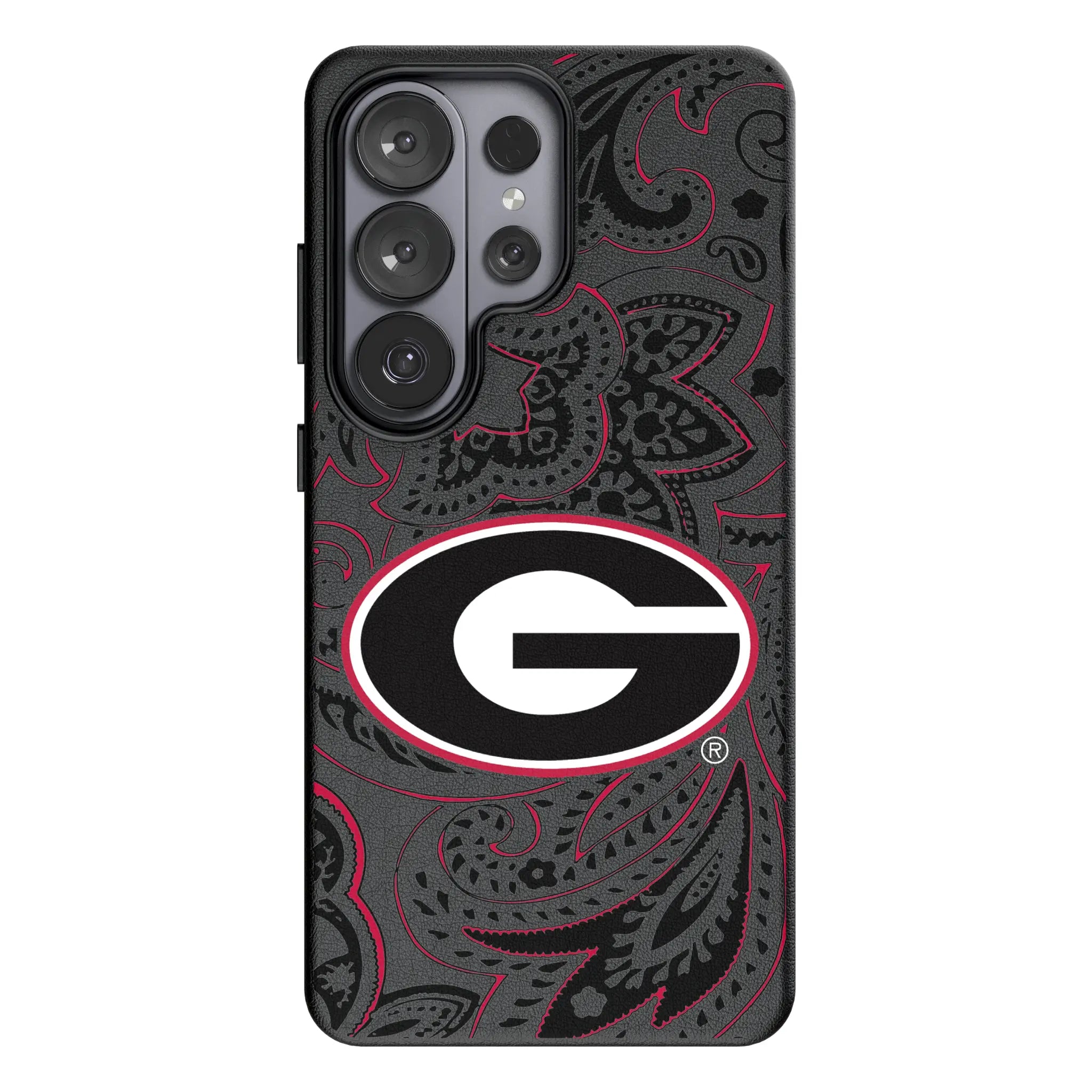 University of Georgia Bulldogs Paisley Galaxy MagSafe Compatible Phone Case for Samsung Galaxy#Device_Galaxy S26 Ultra