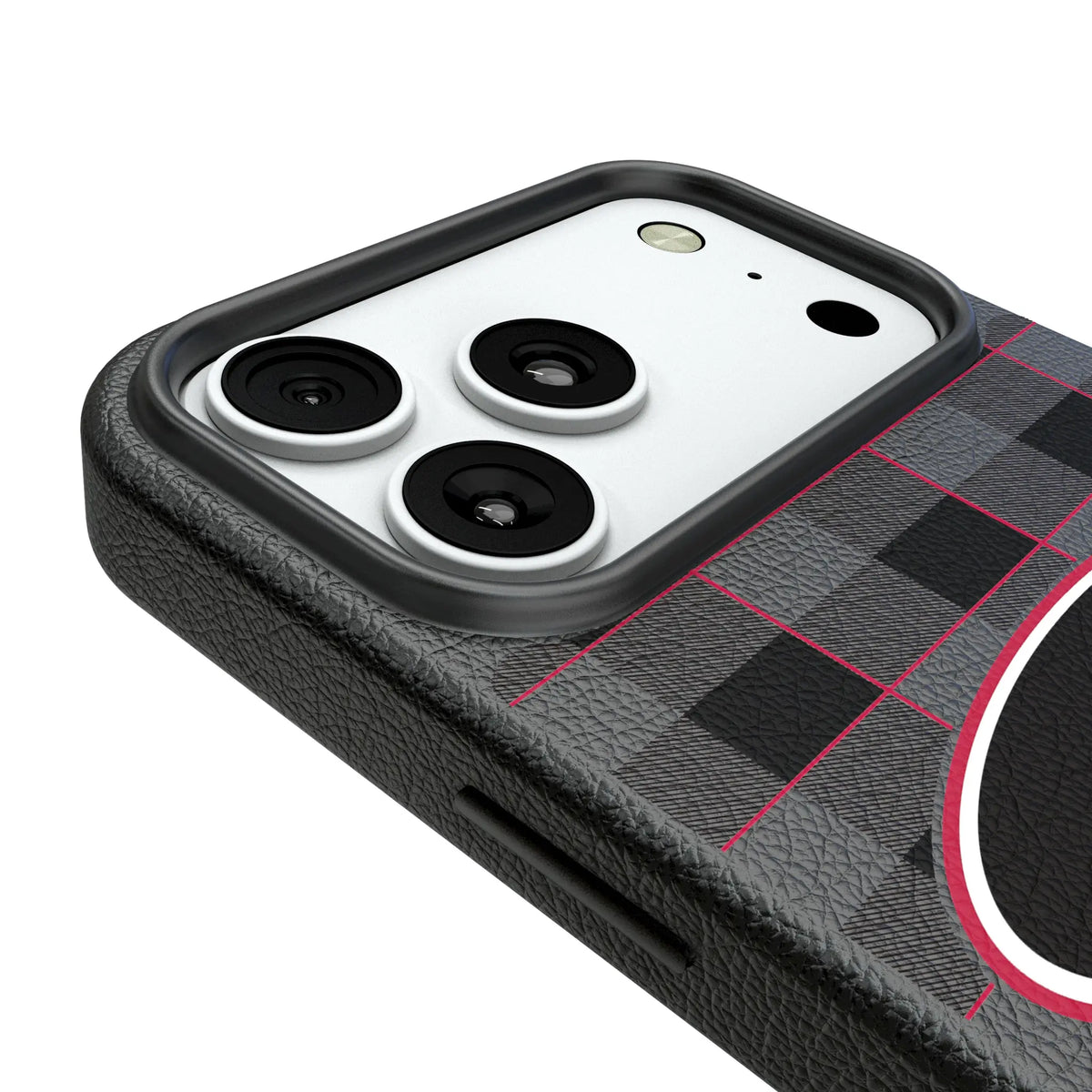 University of Georgia Bulldogs Plaid iPhone MagSafe Compatible Phone Case for Apple iPhone - Detail#Device_iPhone 18 Pro Max