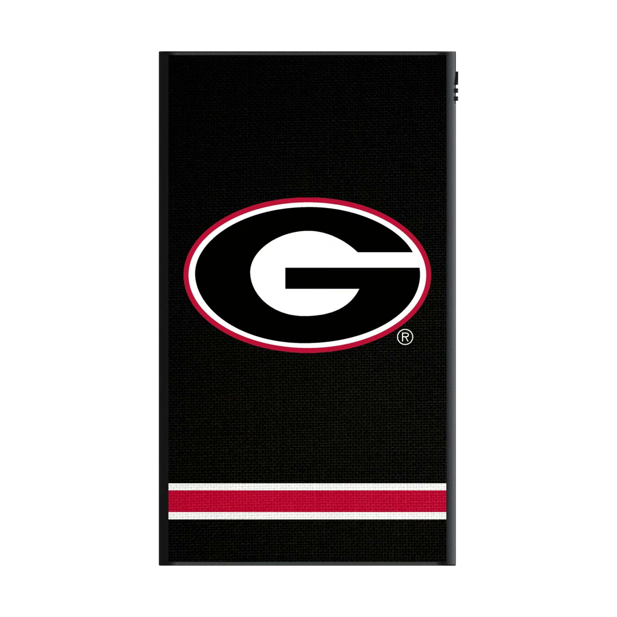 University of Georgia Bulldogs Stripe 5000mAh Flat Powerbank