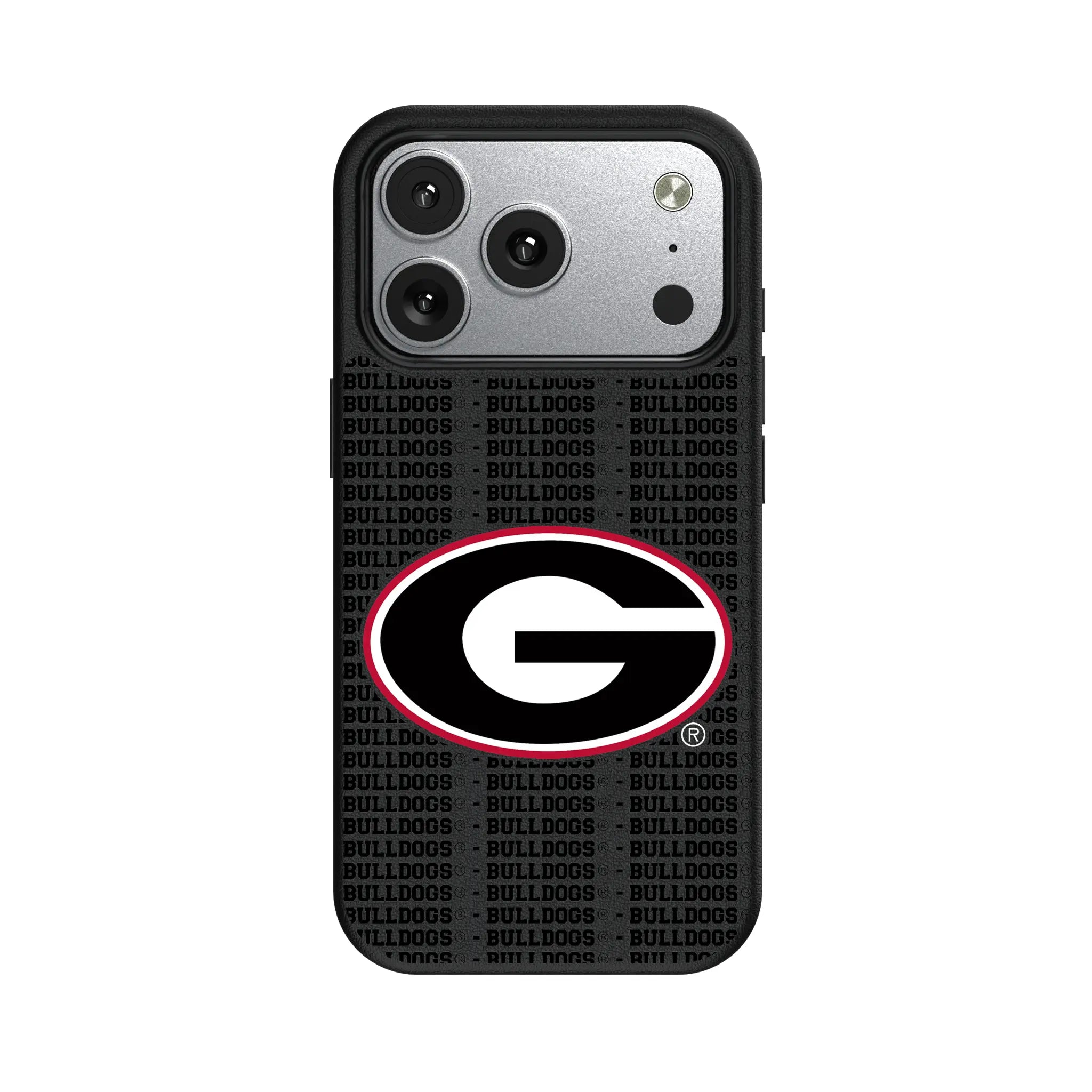 University of Georgia Bulldogs Text Backdrop iPhone MagSafe Compatible Phone Case for Apple iPhone#Device_iPhone 17 Pro