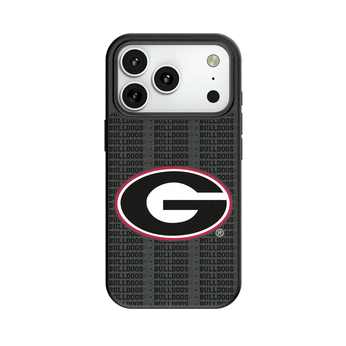 University of Georgia Bulldogs Text Backdrop MagSafe Compatible Phone Case for Apple iPhone