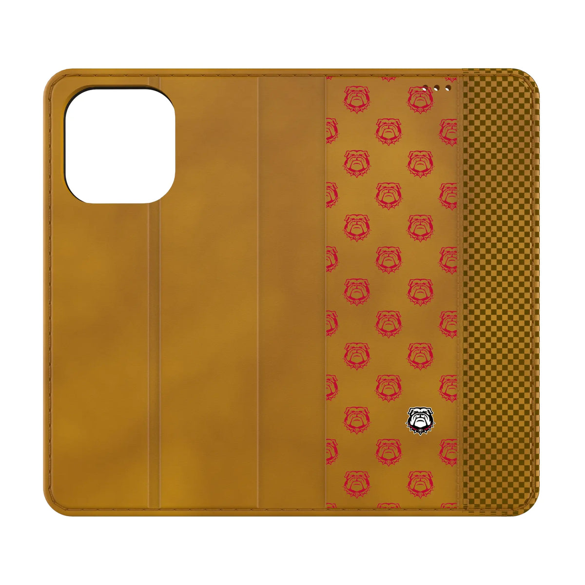 University of Georgia Bulldogs Uga Fashion Pattern iPhone Folio Phone Case for Apple iPhone