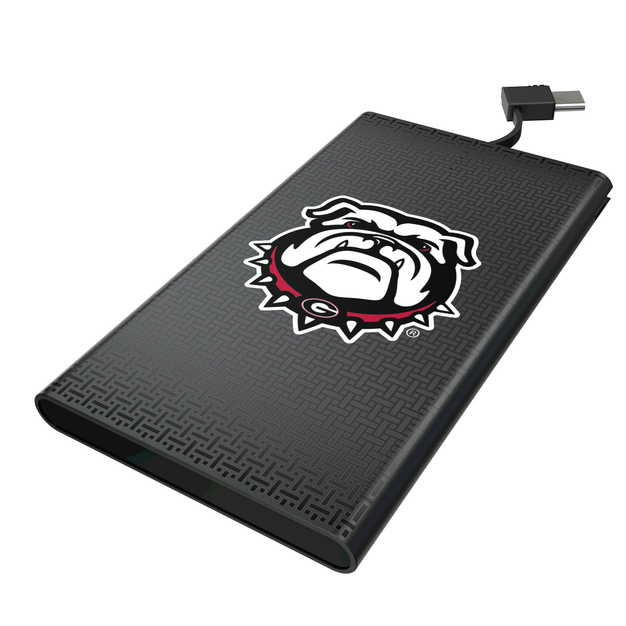 University of Georgia Bulldogs Uga Linen 5000mAh Flat Powerbank