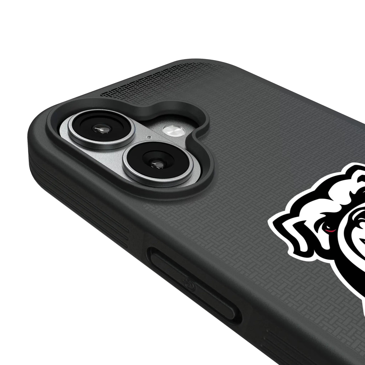 University of Georgia Bulldogs Uga Linen iPhone Bump Phone Case for Apple iPhone - Detail#Device_iPhone 17