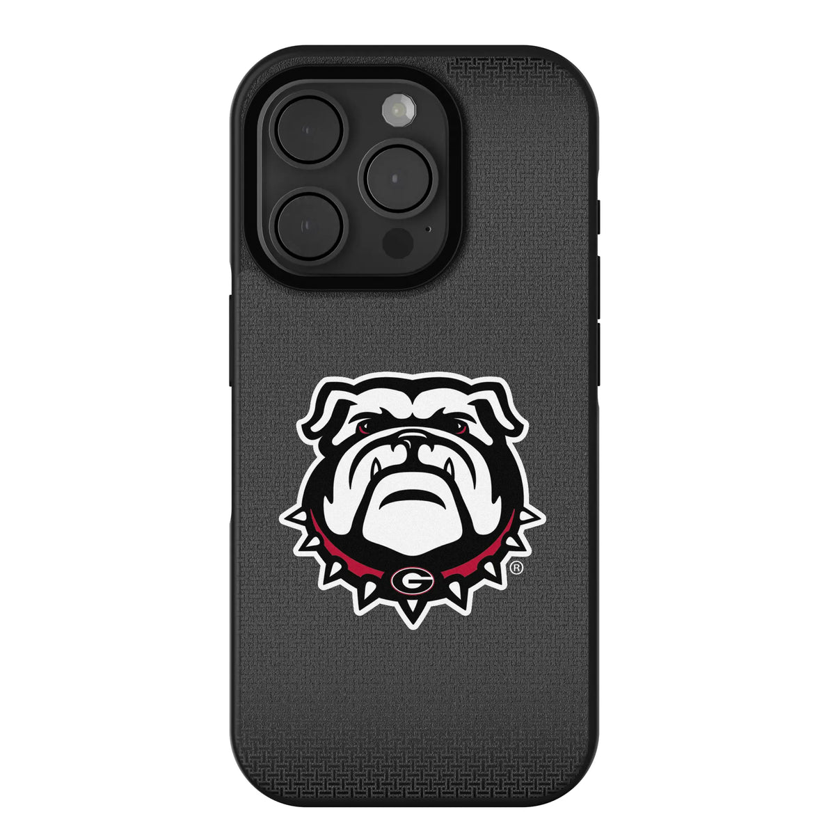 University of Georgia Bulldogs Uga Linen iPhone Bump Phone Case for Apple iPhone