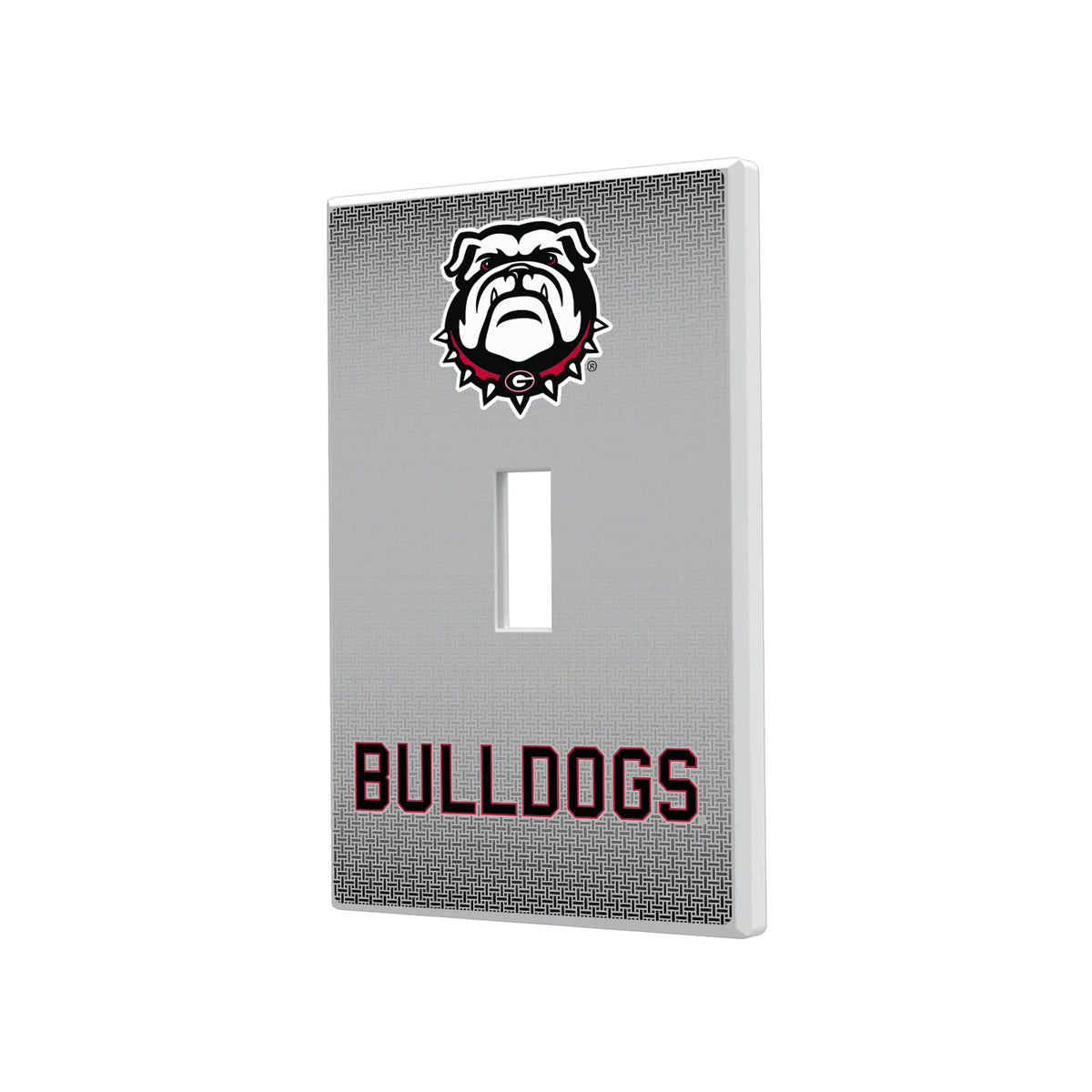 University of Georgia Bulldogs Uga Linen Hidden-Screw Light Switch Plate#Style_Single Toggle